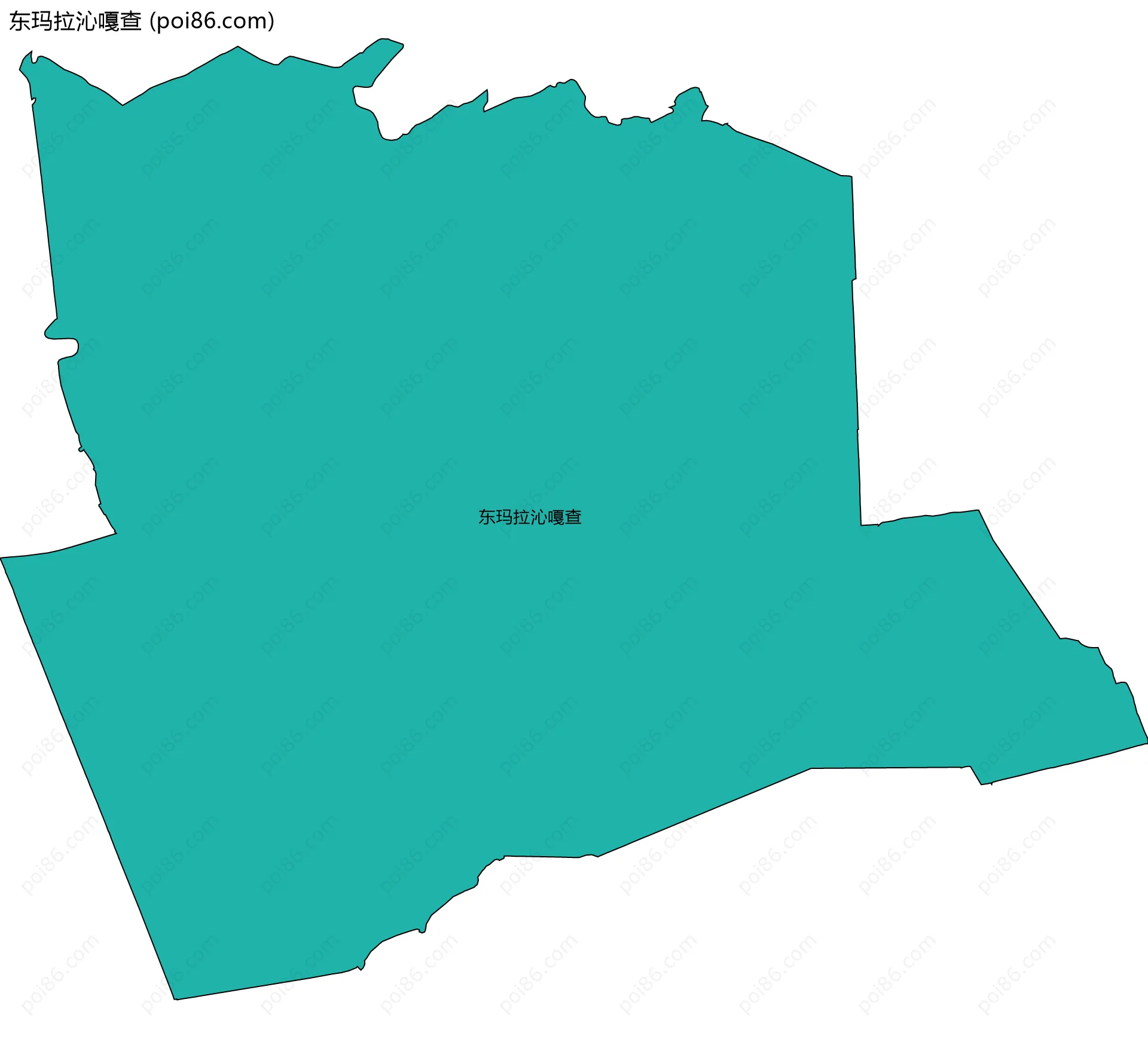 东玛拉沁嘎查边界地图
