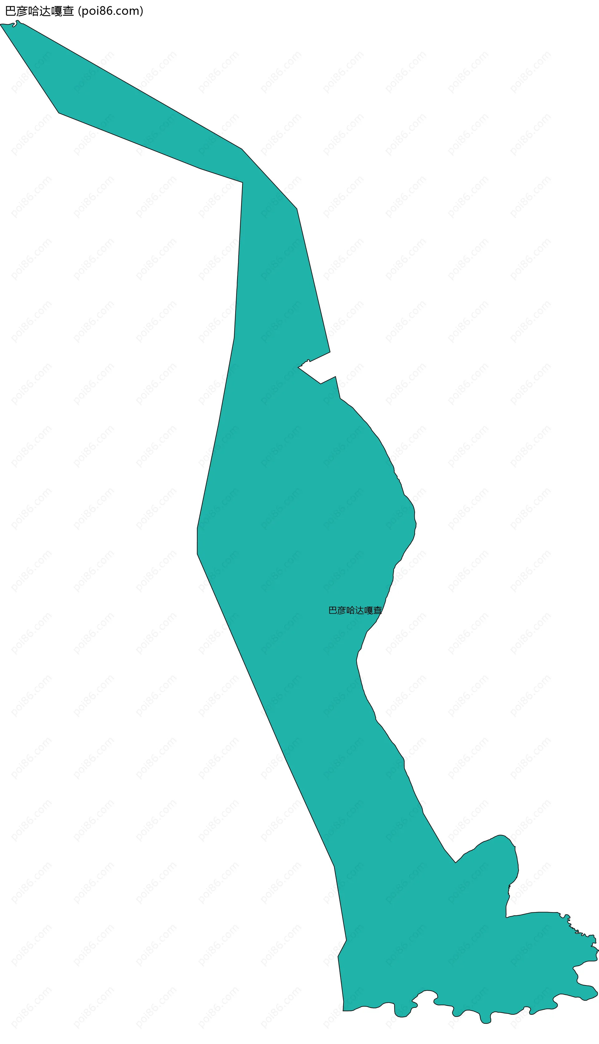 巴彦哈达嘎查边界地图