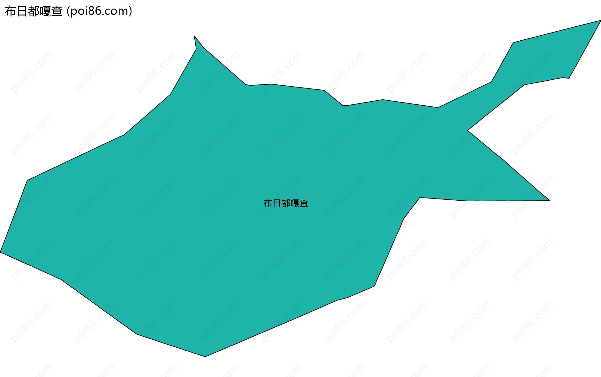 布日都嘎查边界地图