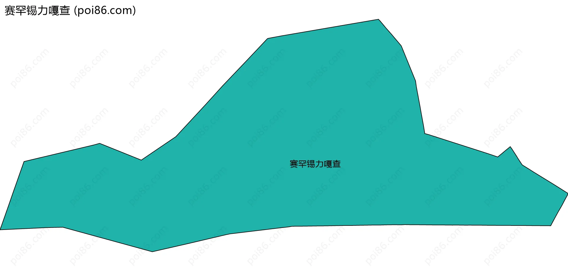 赛罕锡力嘎查边界地图