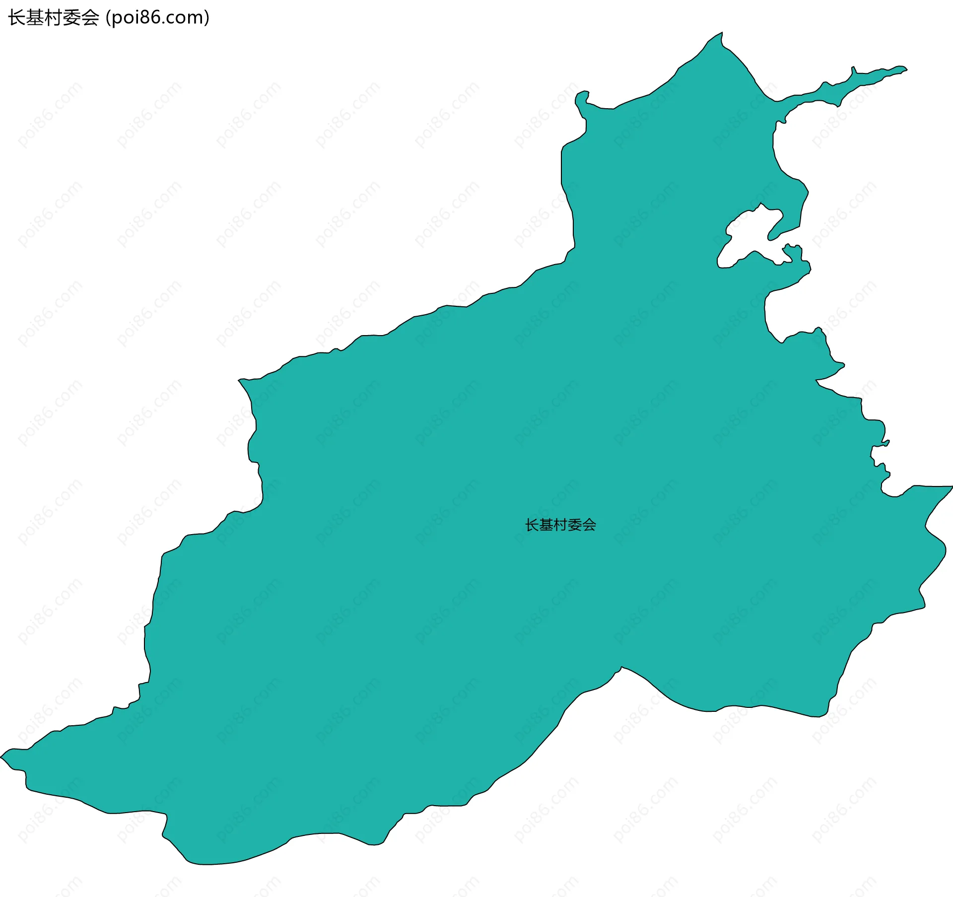 长基村委会边界地图