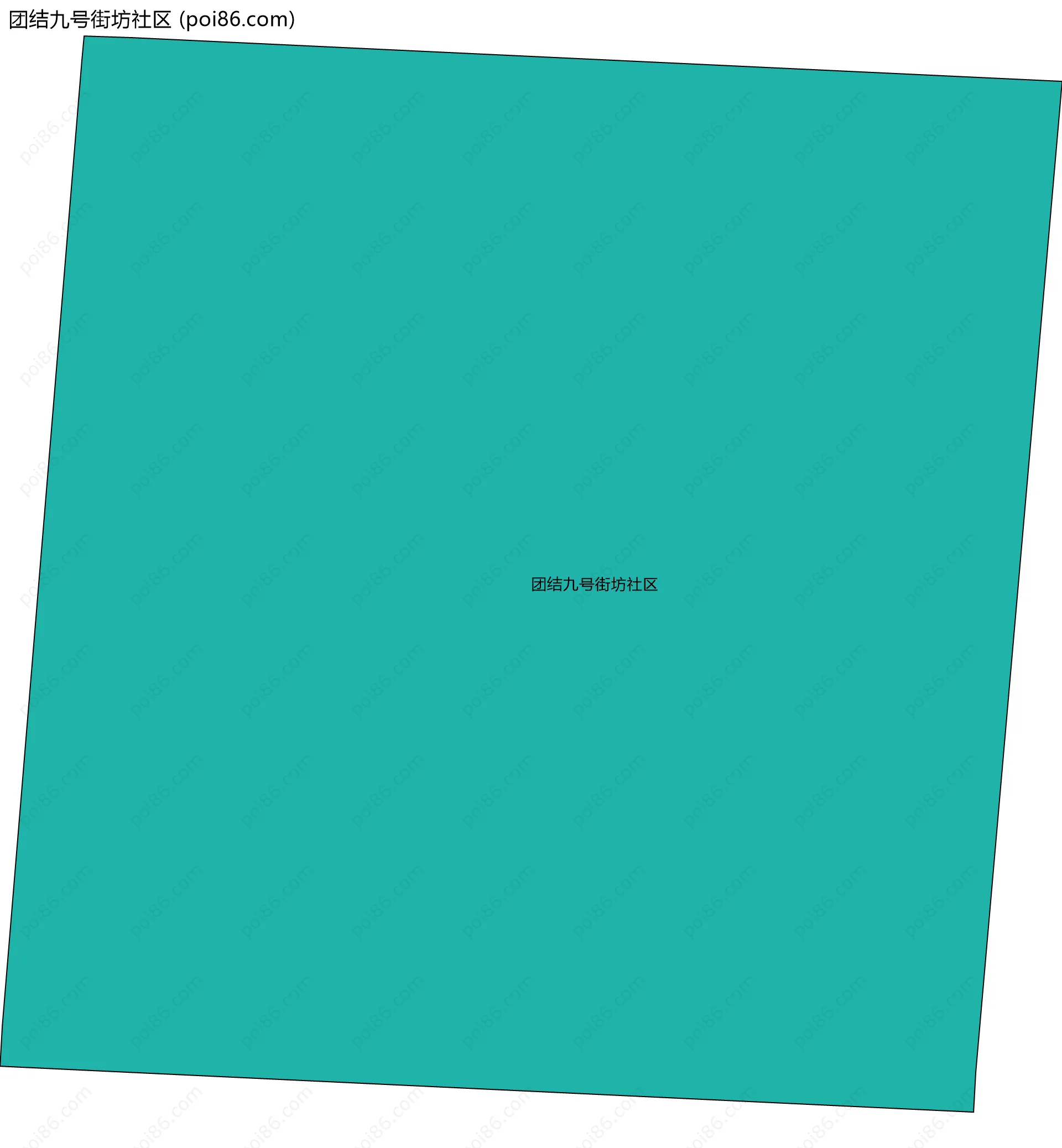 团结九号街坊社区边界地图