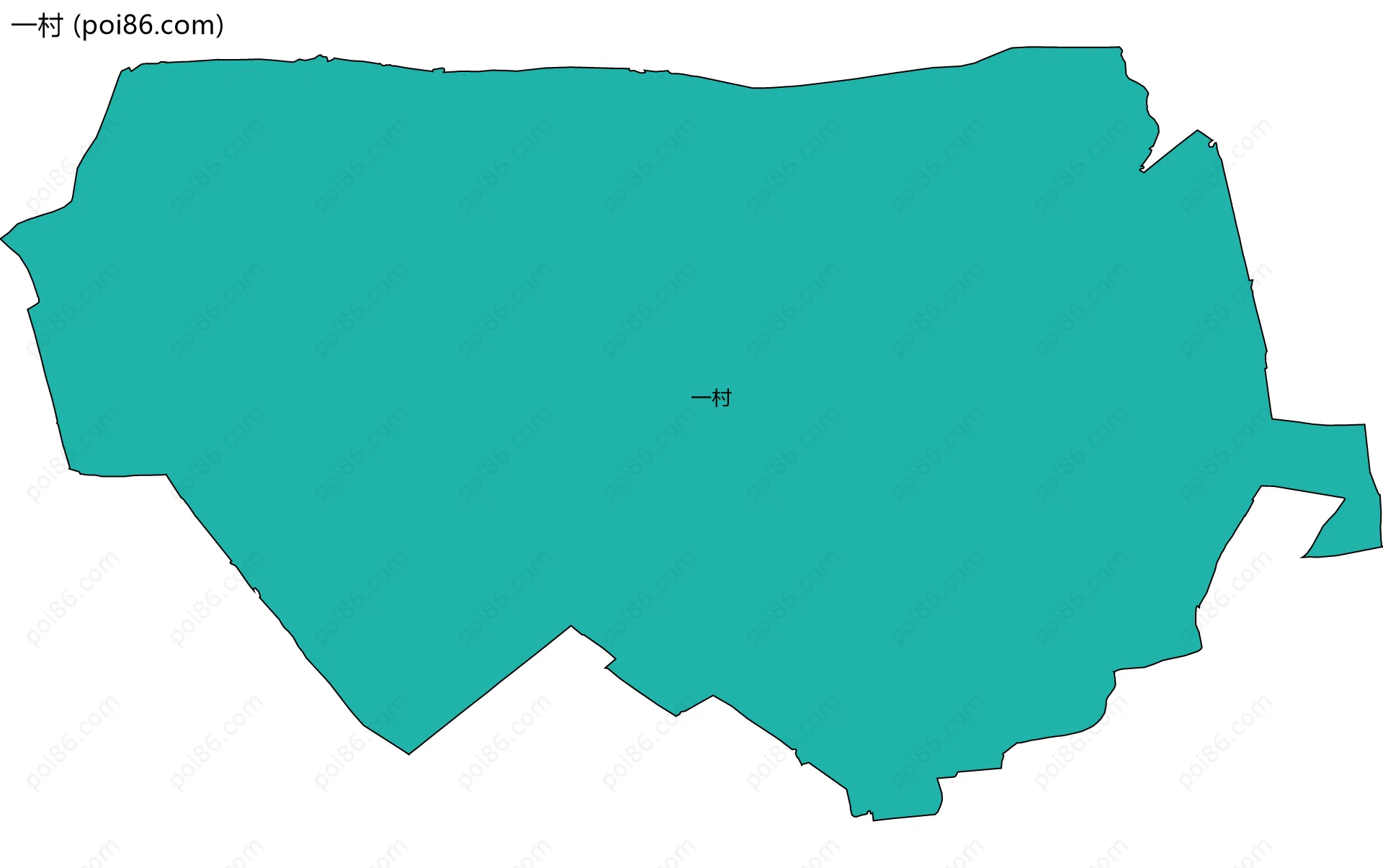 一村边界地图