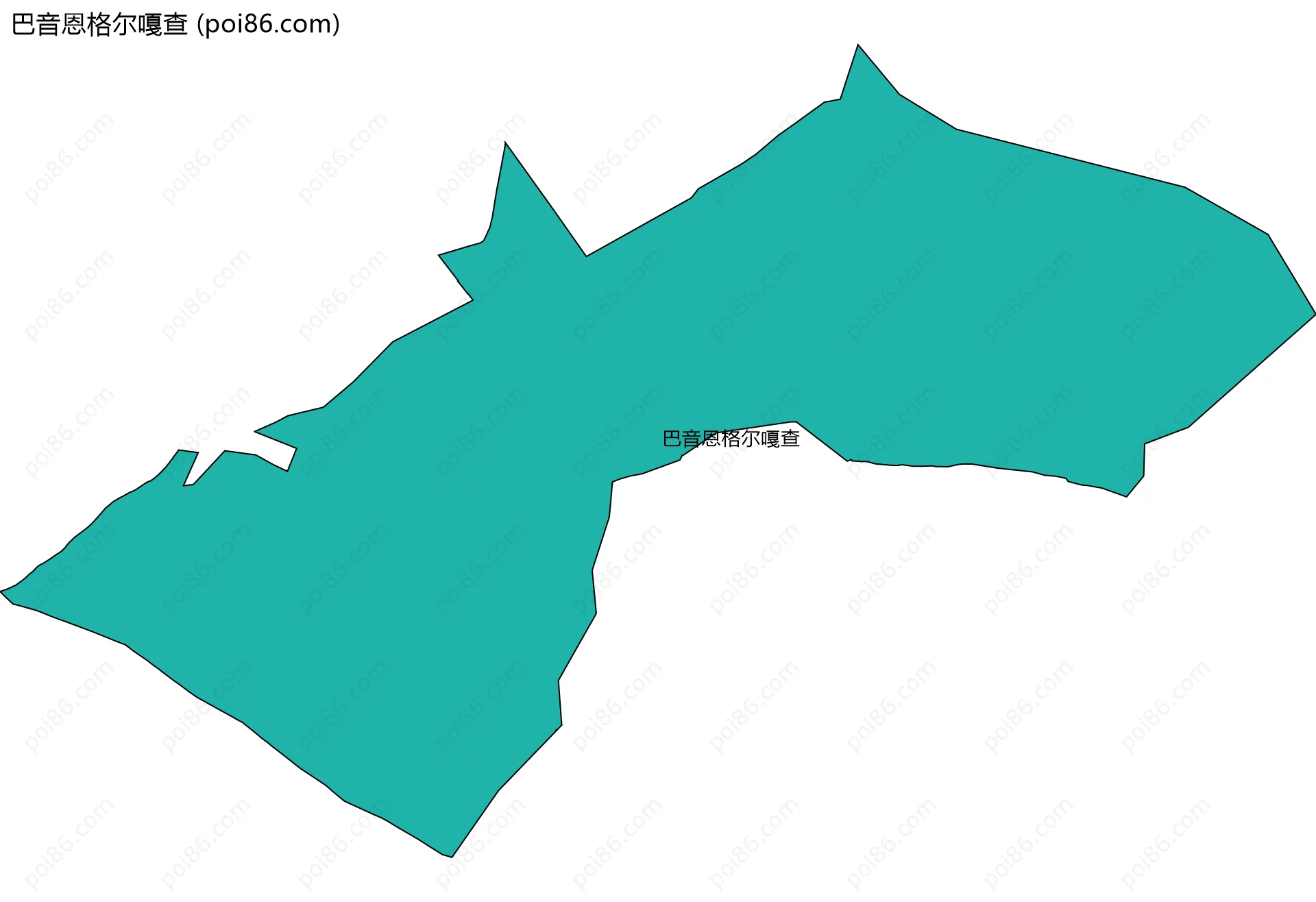 巴音恩格尔嘎查边界地图