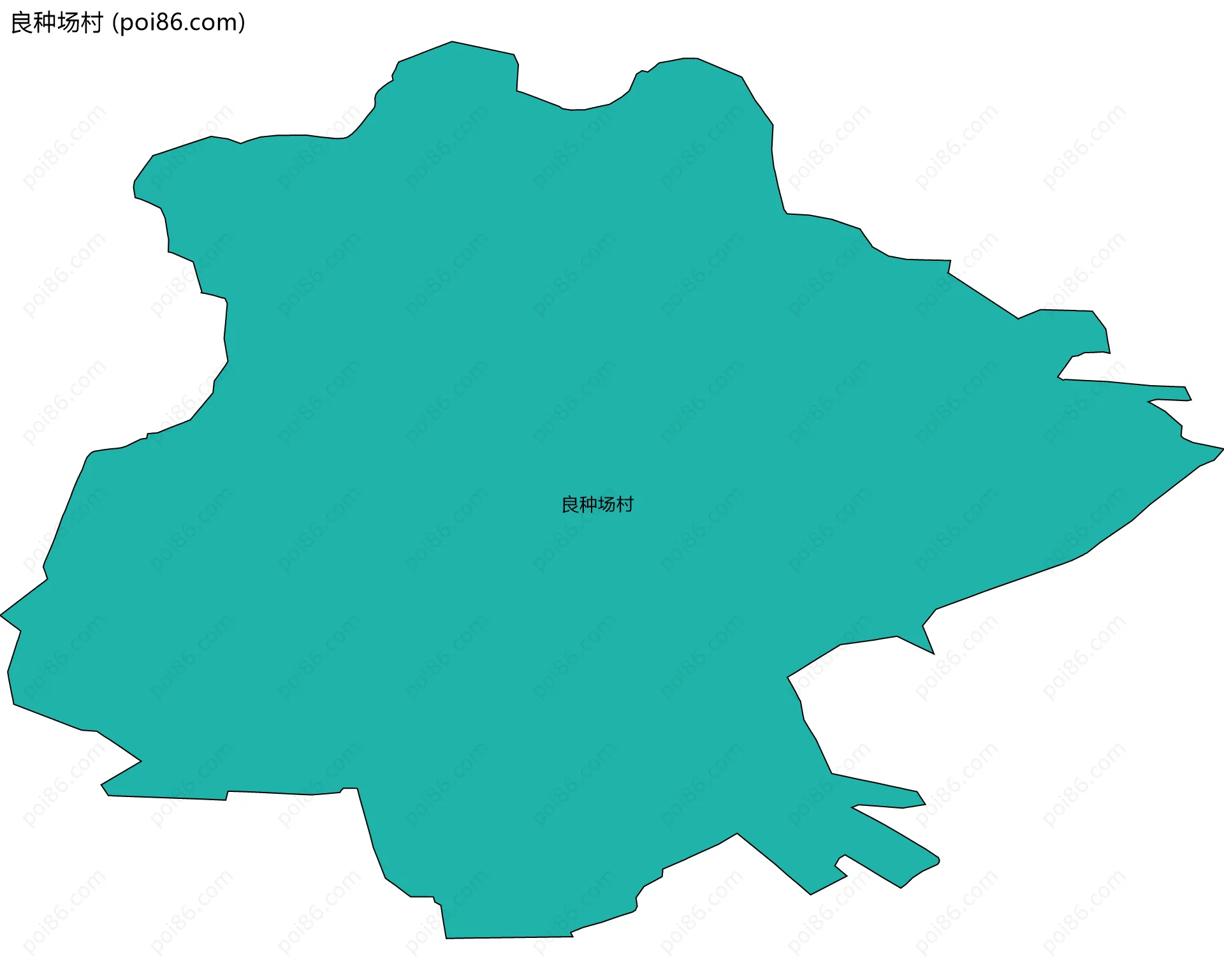 良种场村边界地图