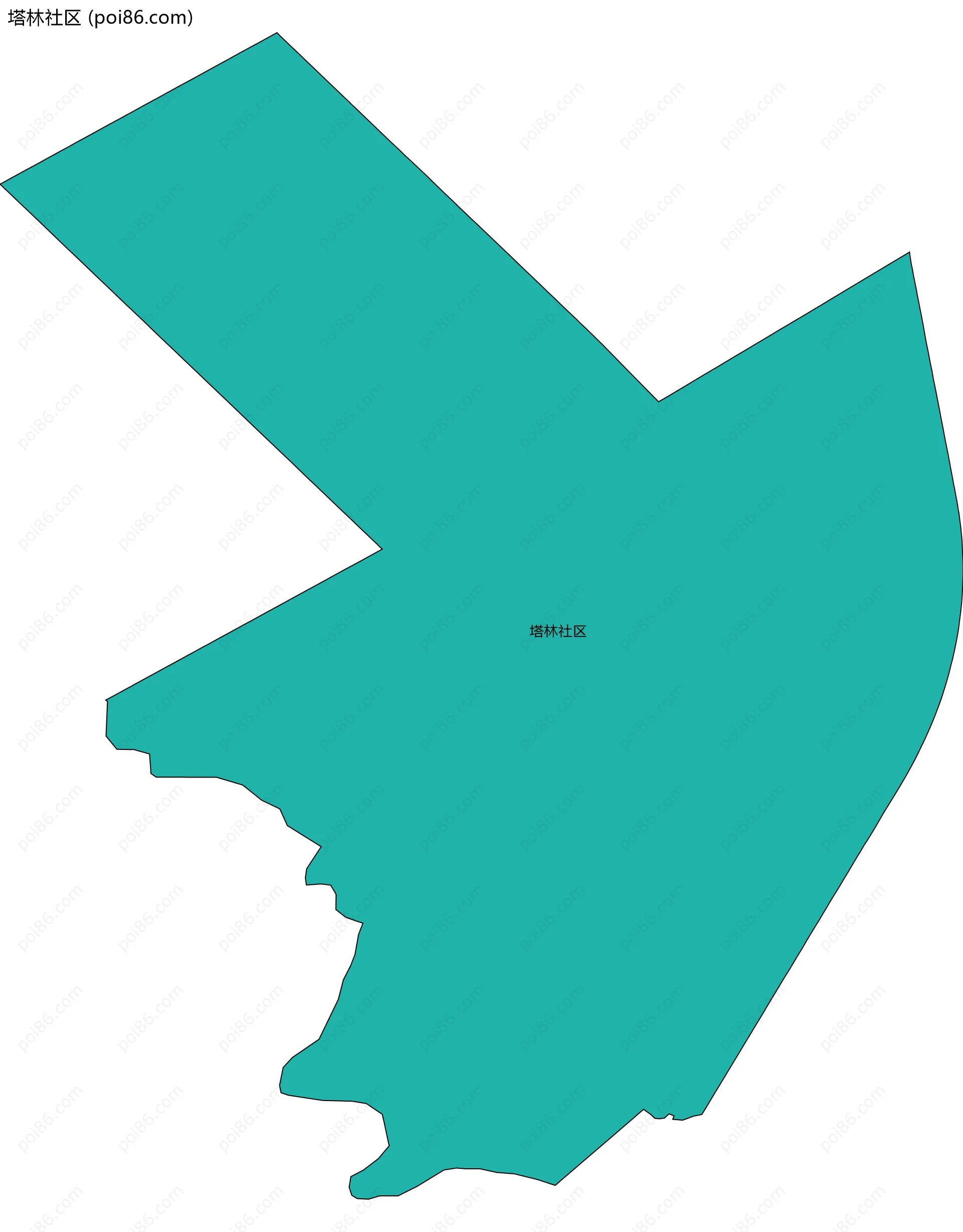 塔林社区边界地图
