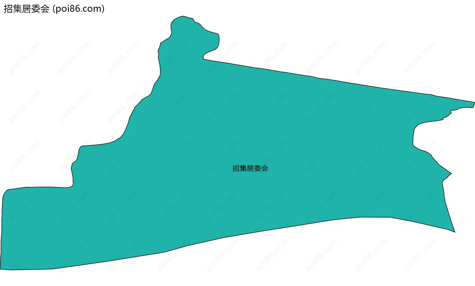 招集居委会边界地图