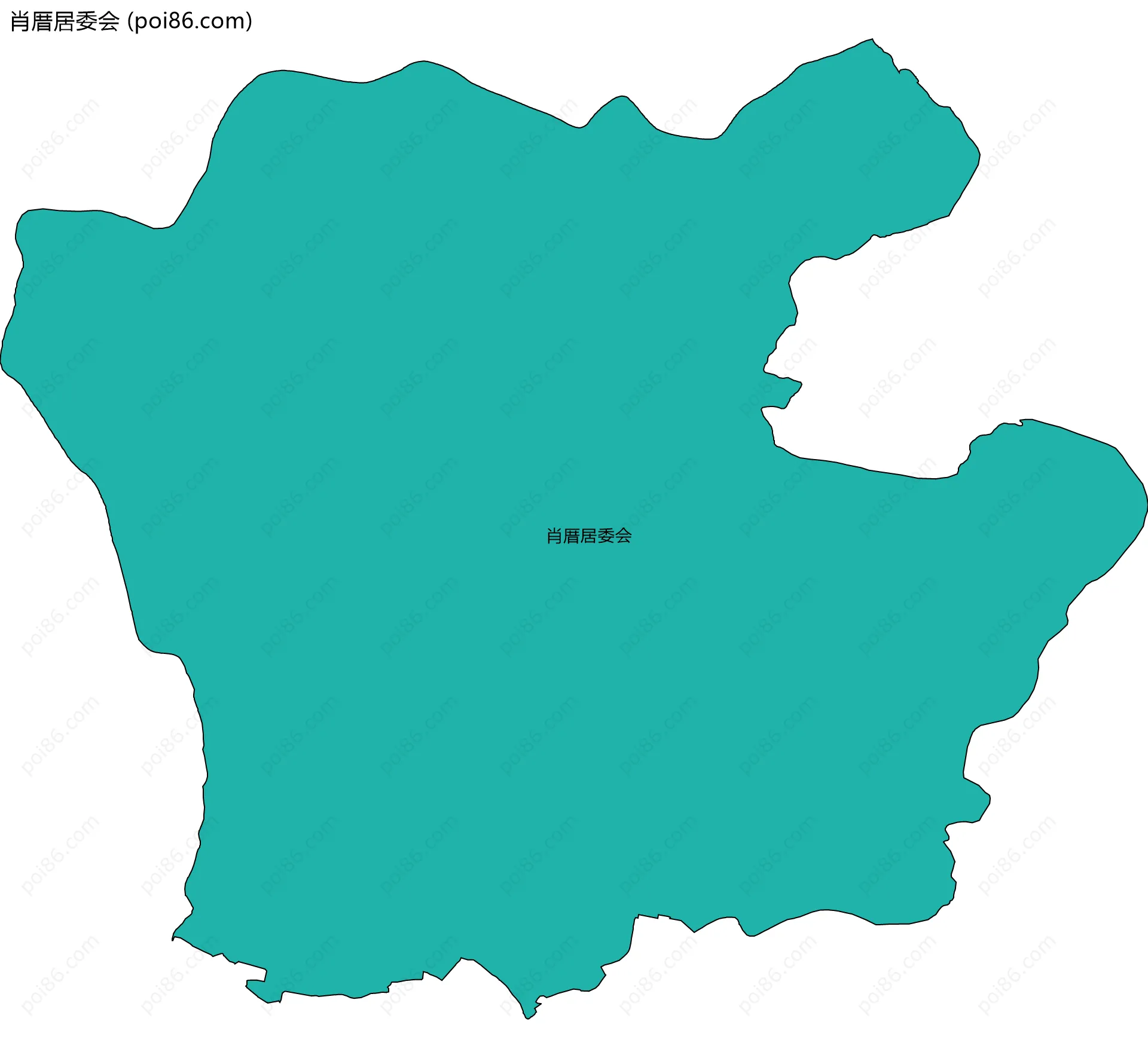 肖厝居委会边界地图