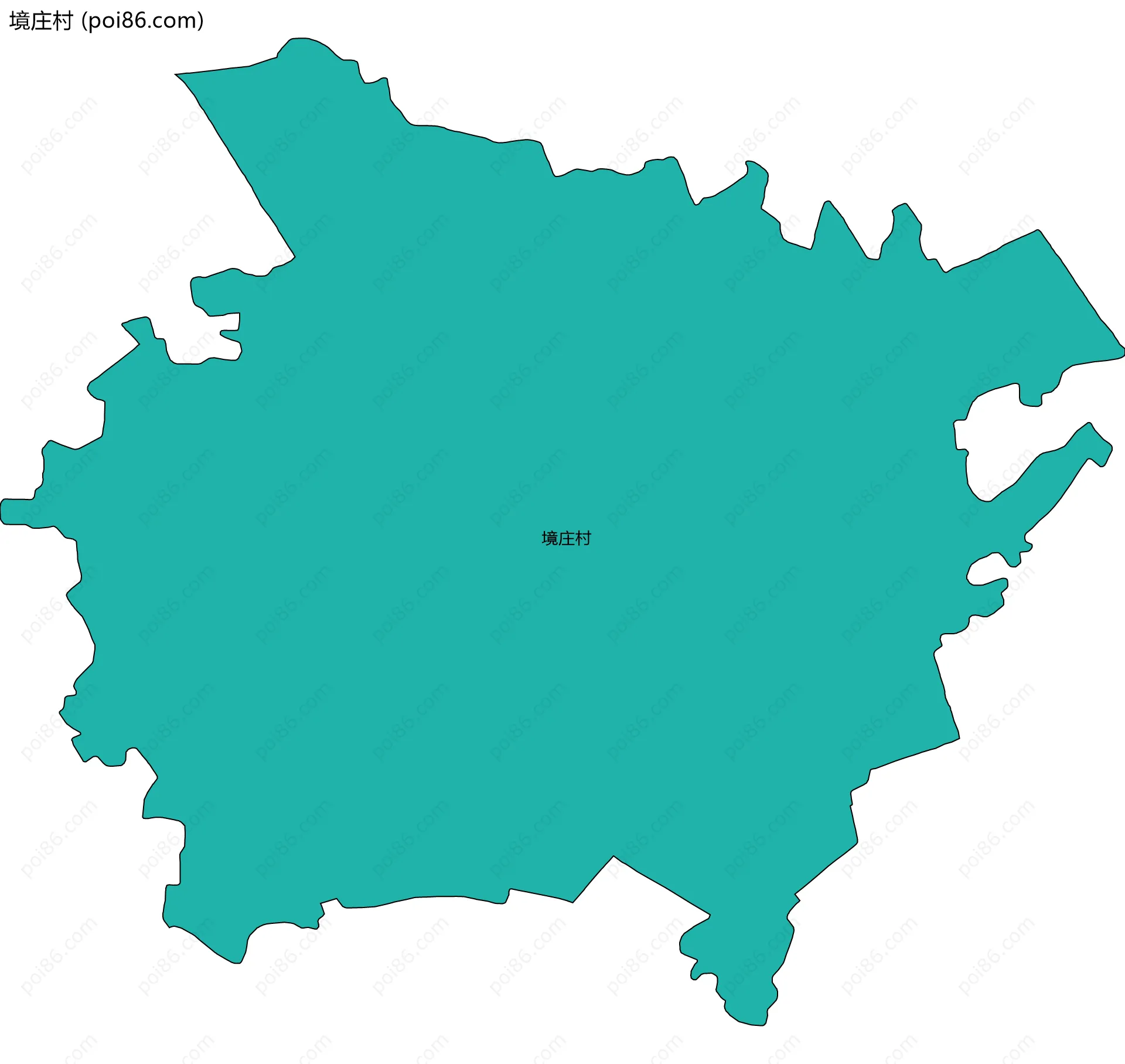 境庄村边界地图