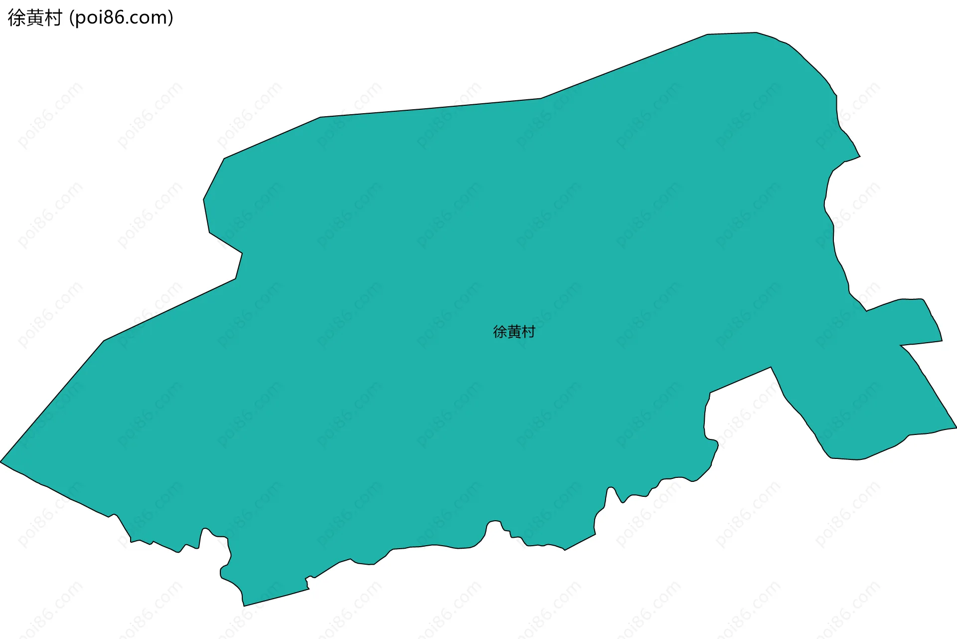 徐黄村边界地图