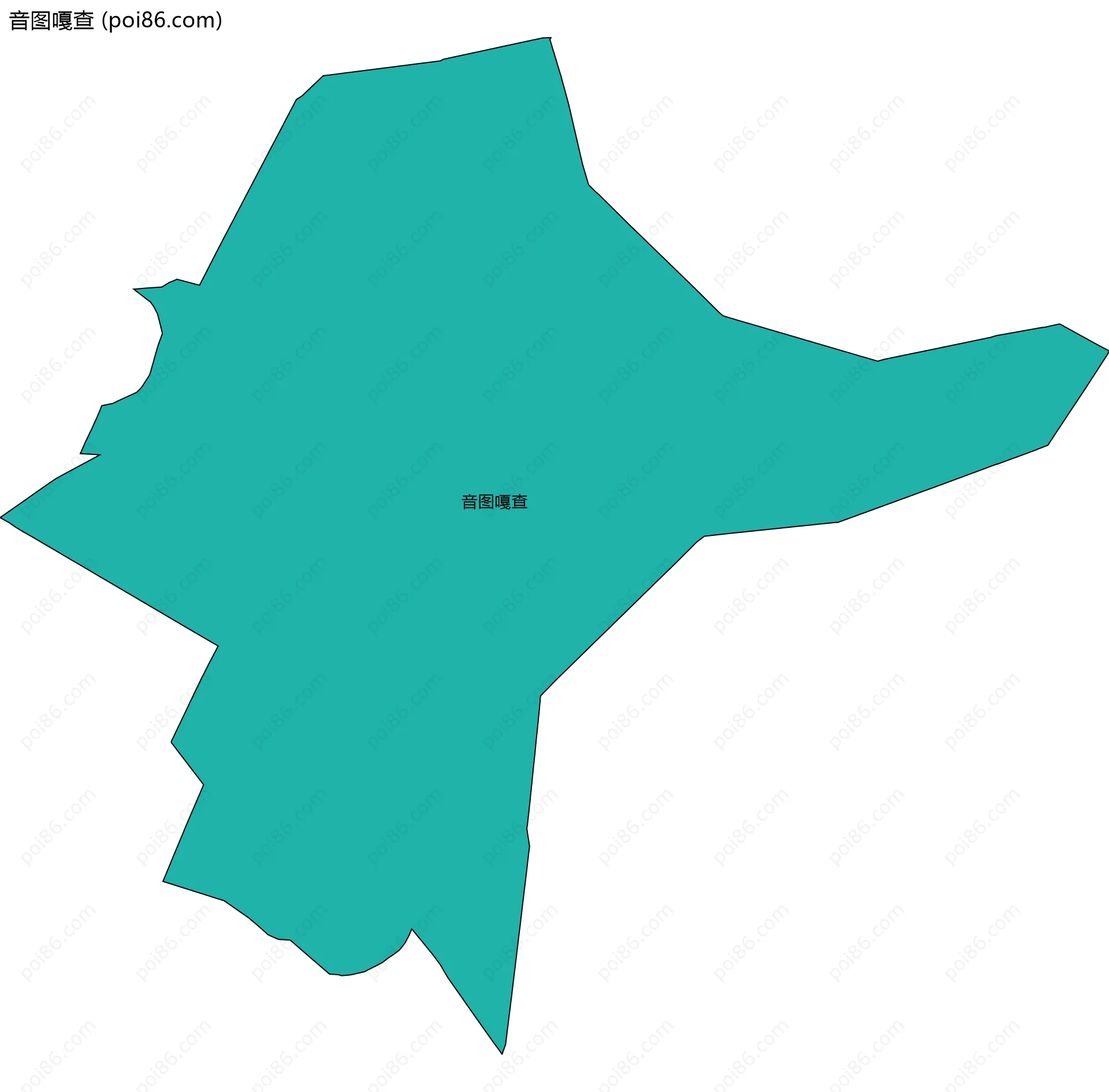 音图嘎查边界地图