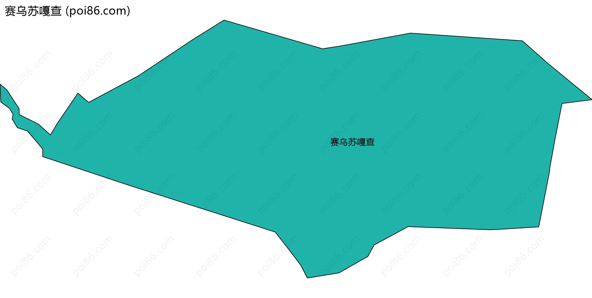 赛乌苏嘎查边界地图