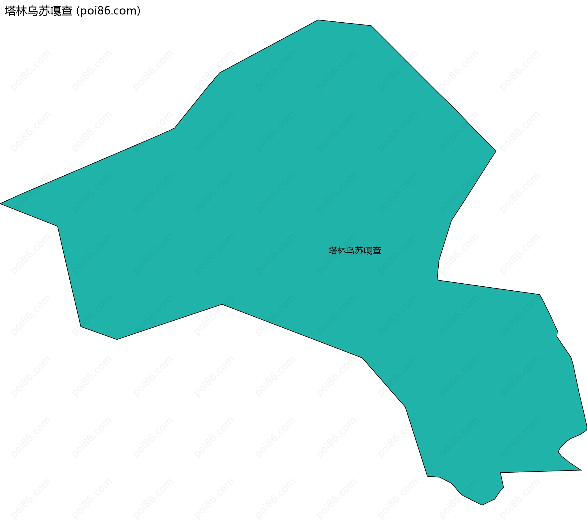 塔林乌苏嘎查边界地图