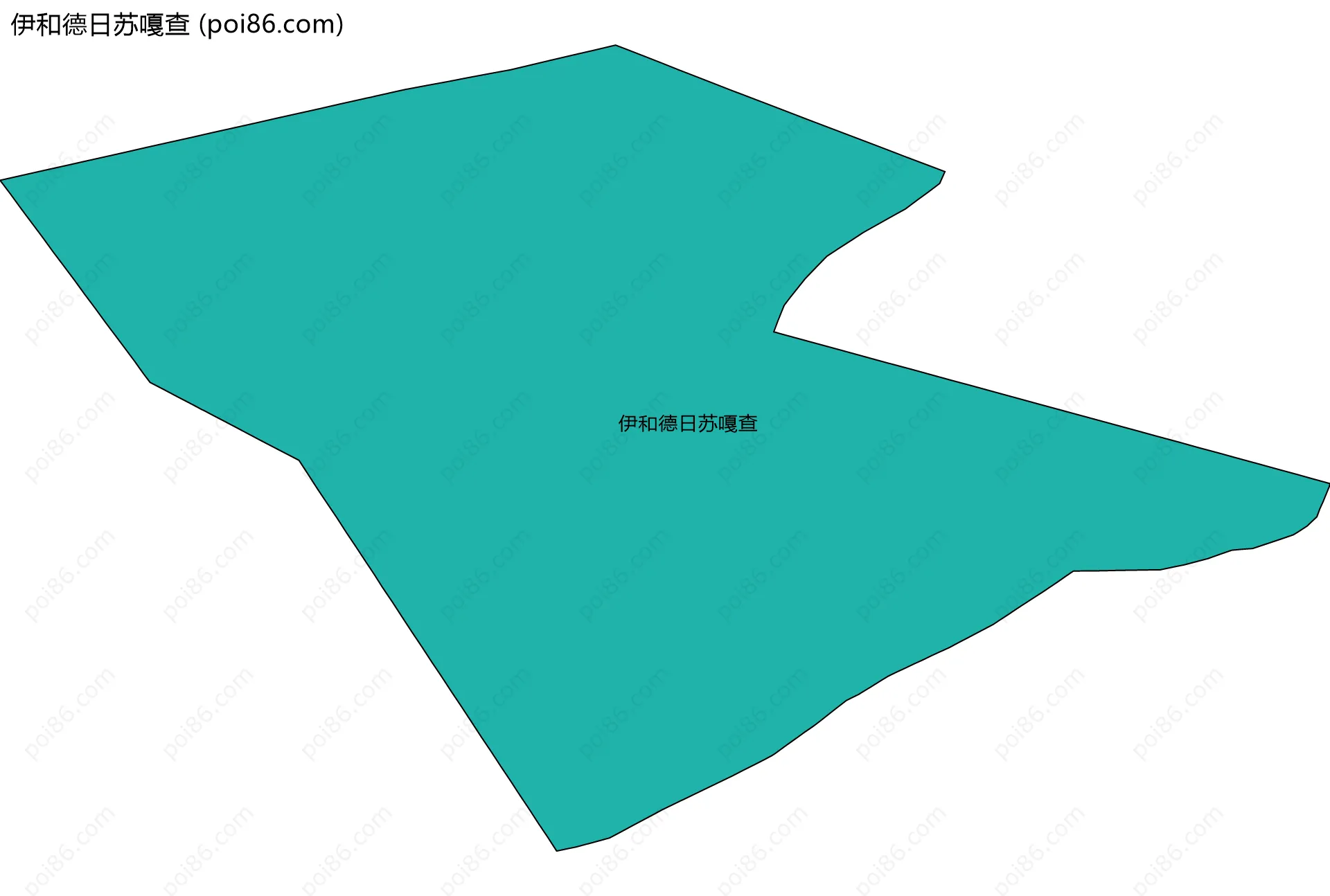 伊和德日苏嘎查边界地图