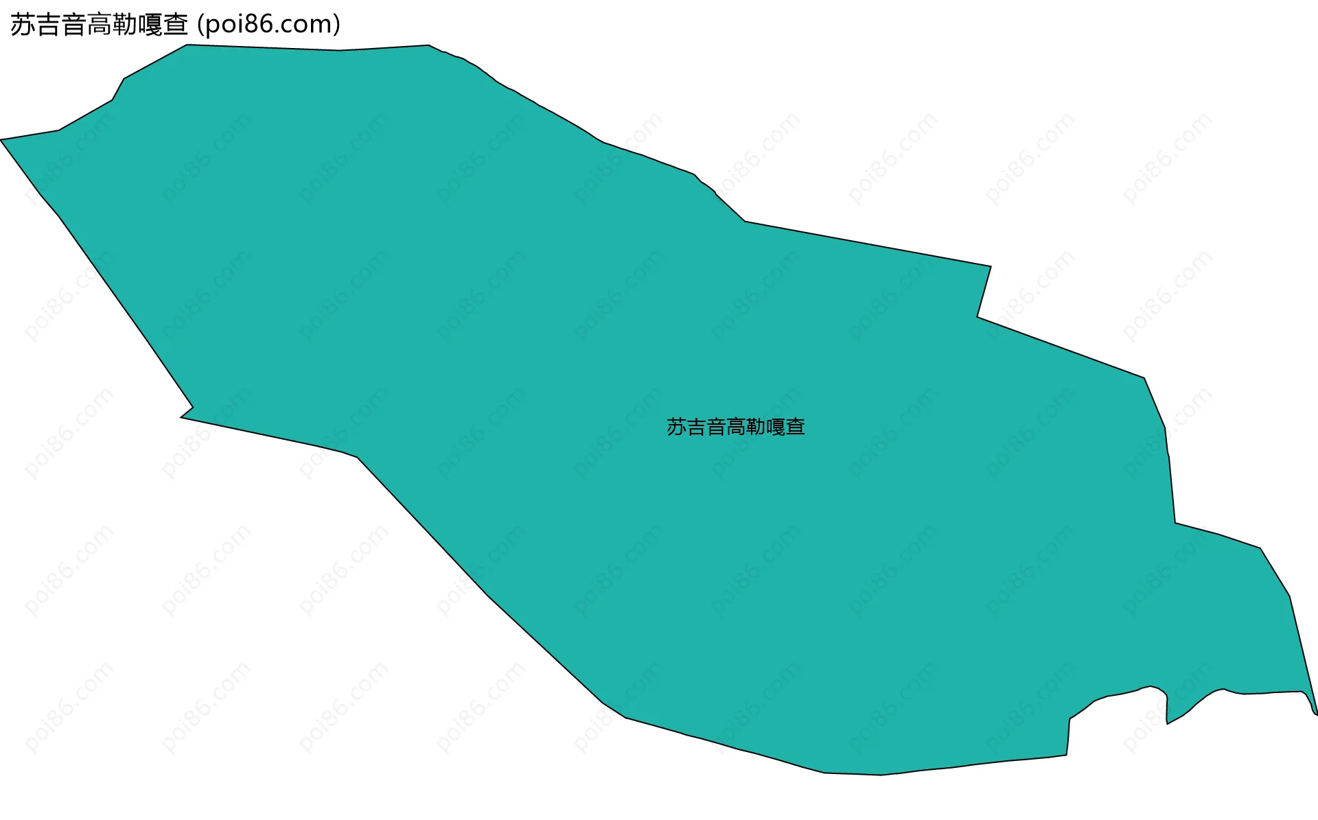 苏吉音高勒嘎查边界地图