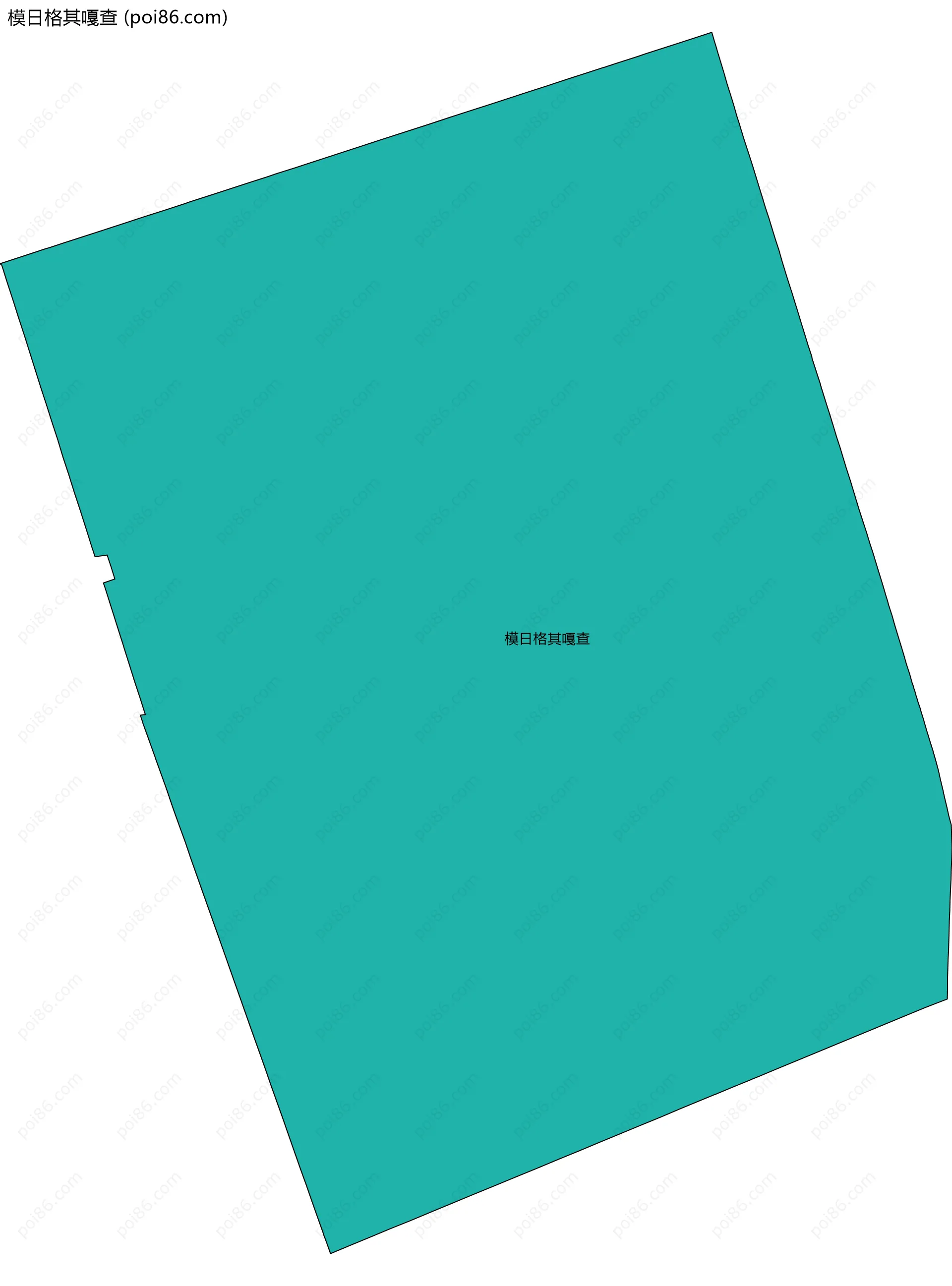 模日格其嘎查边界地图