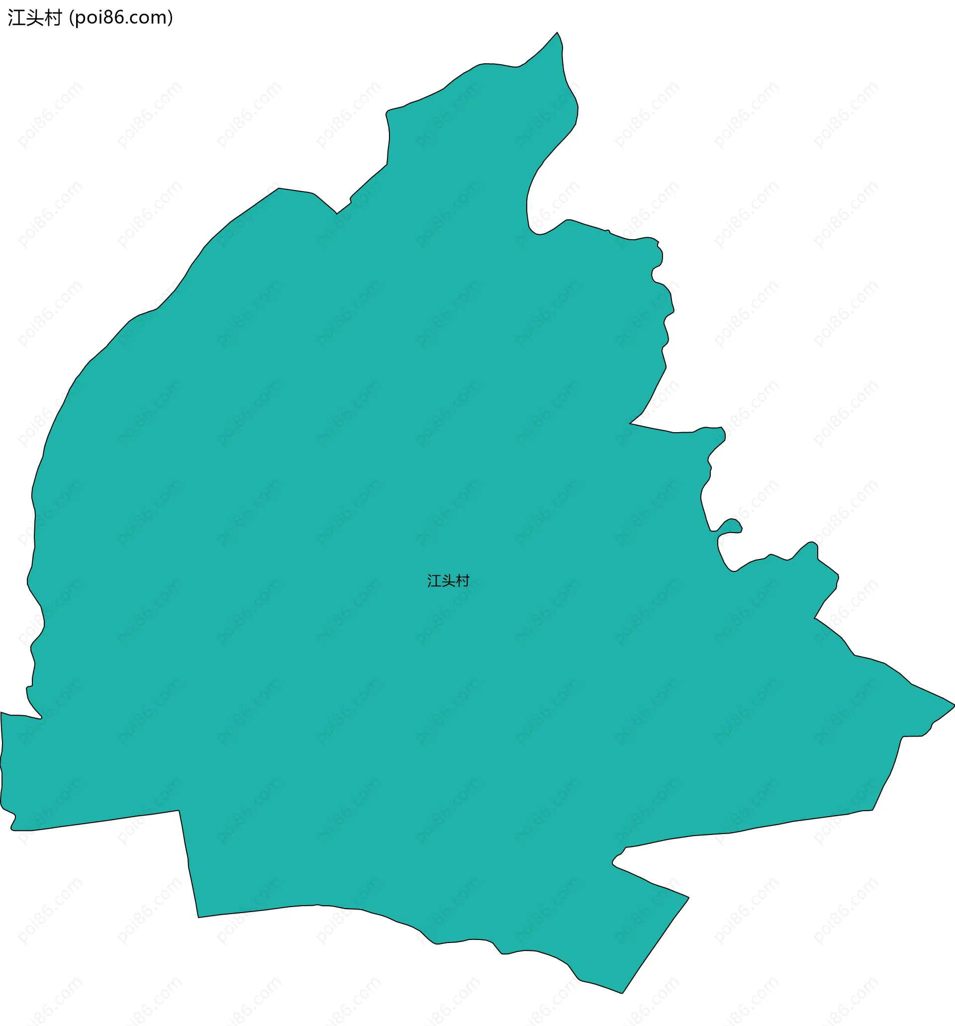 江头村边界地图