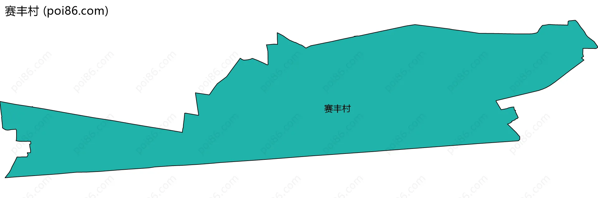 赛丰村边界地图