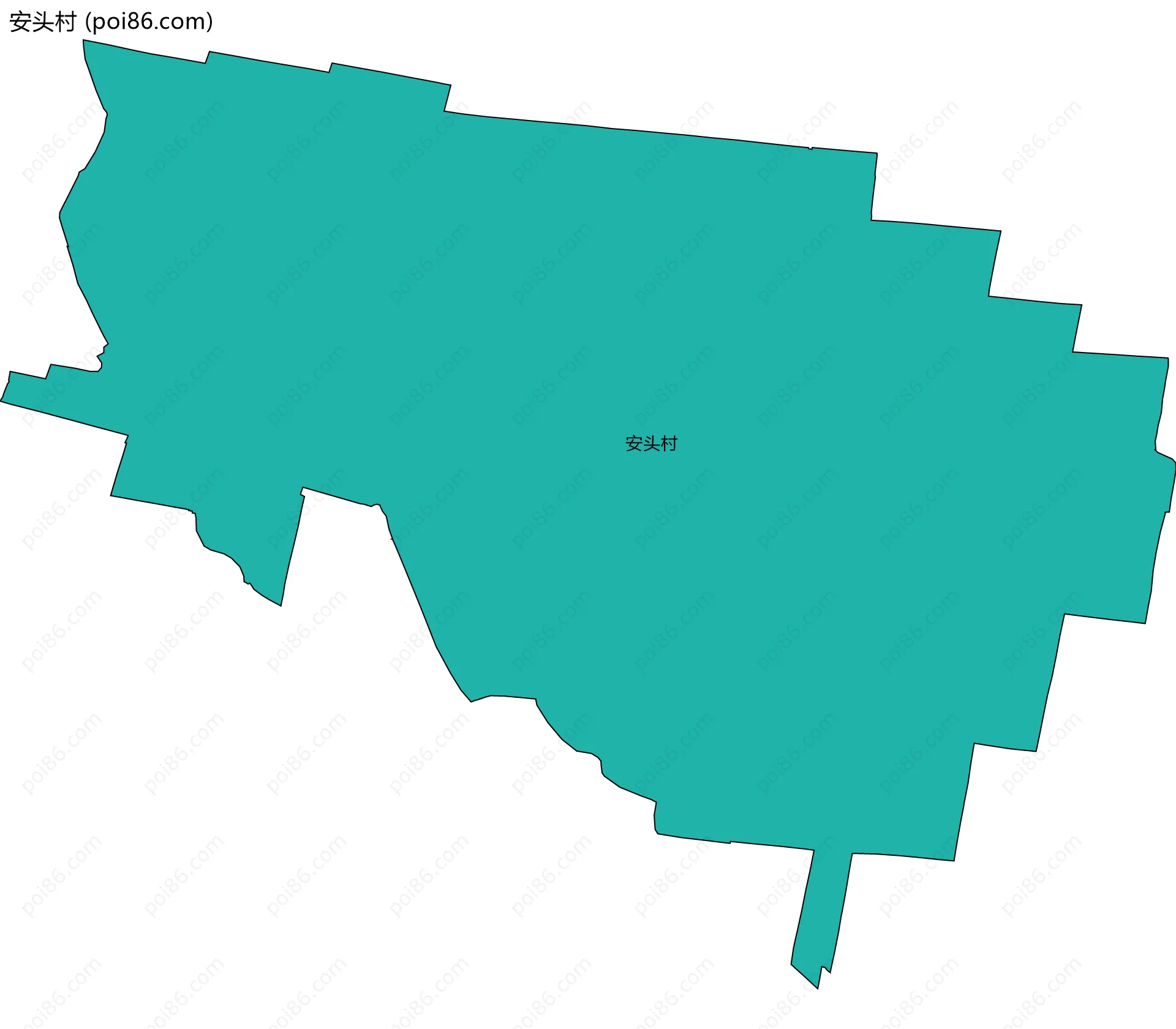 安头村边界地图