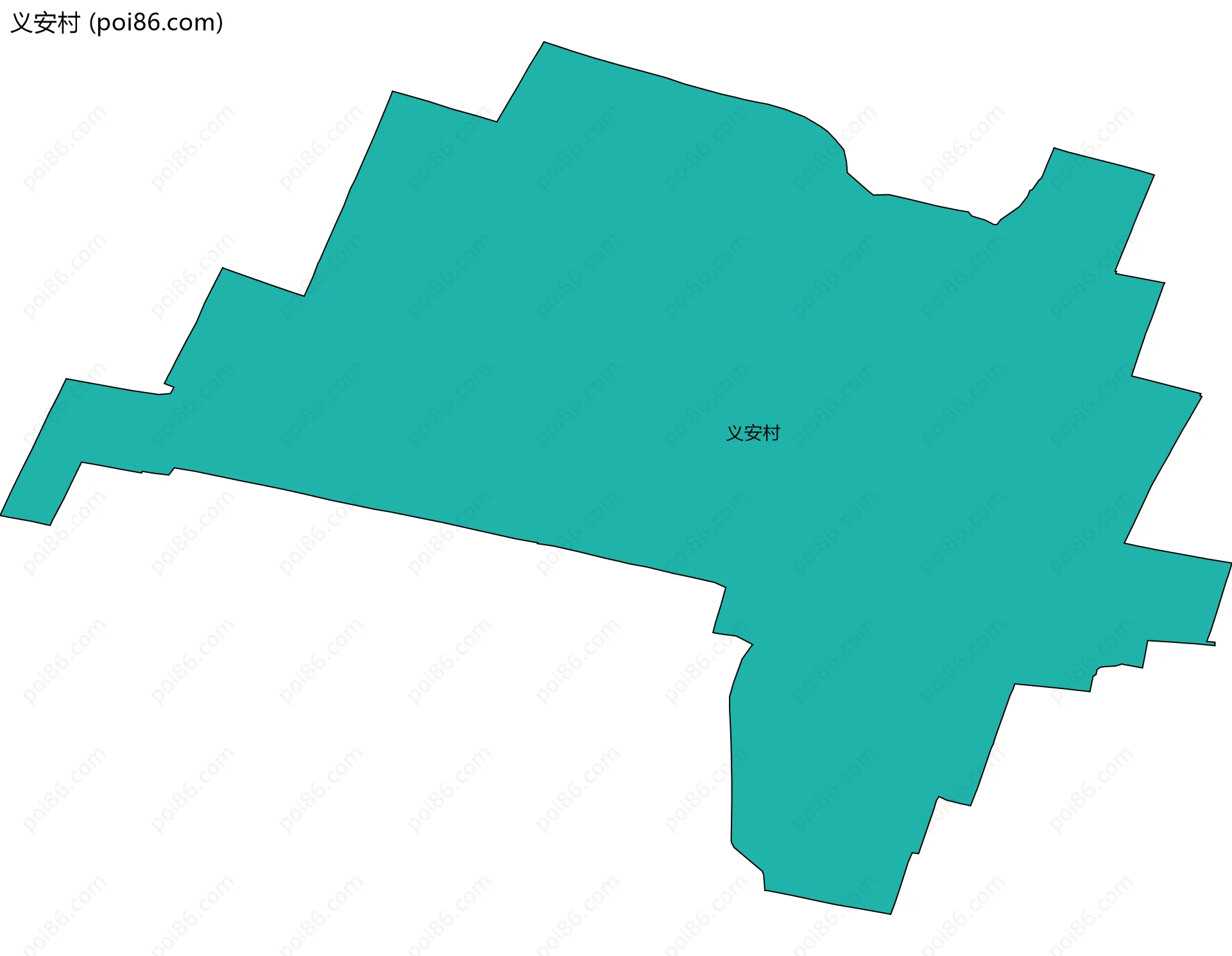 义安村边界地图