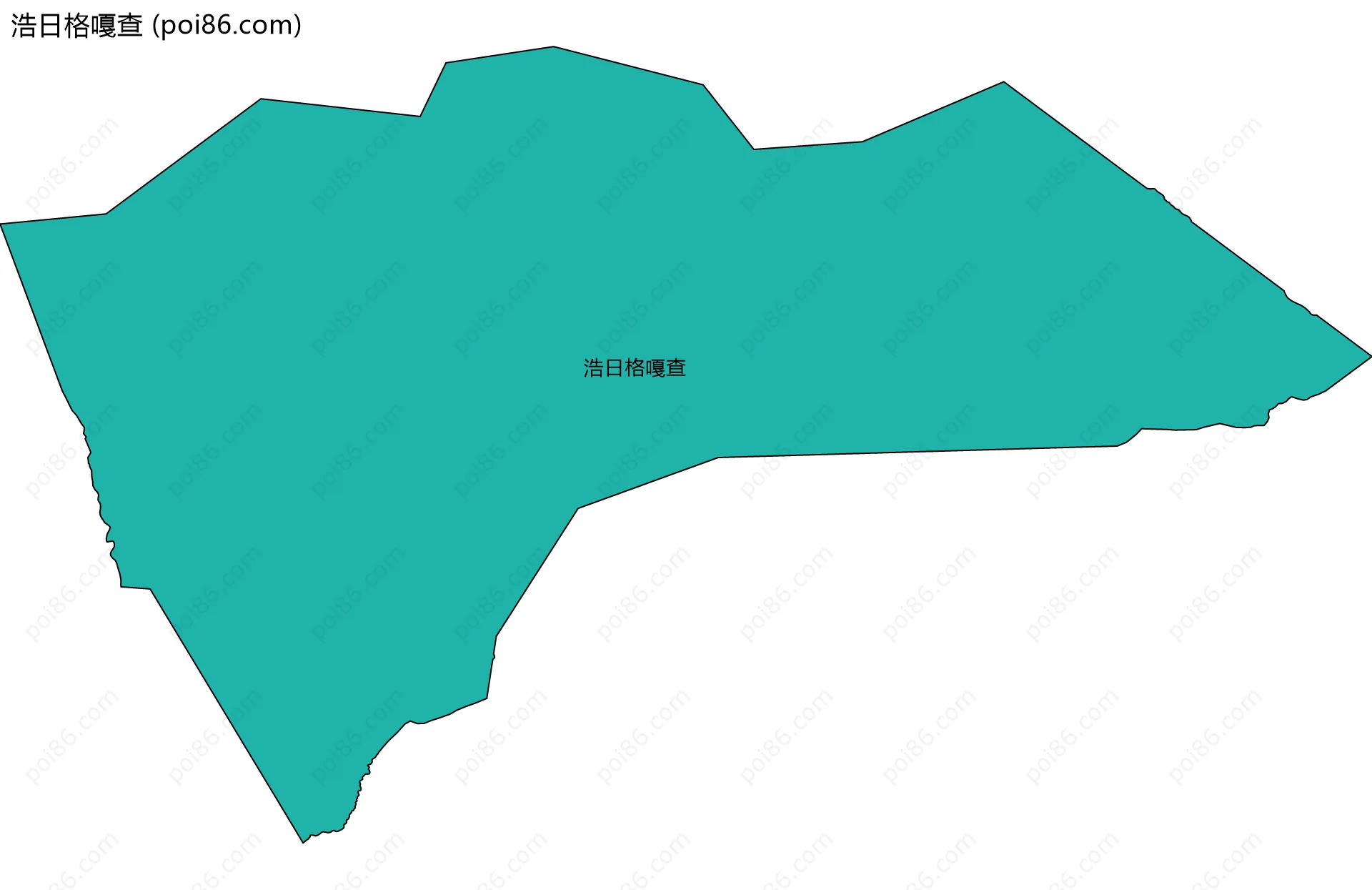 浩日格嘎查边界地图