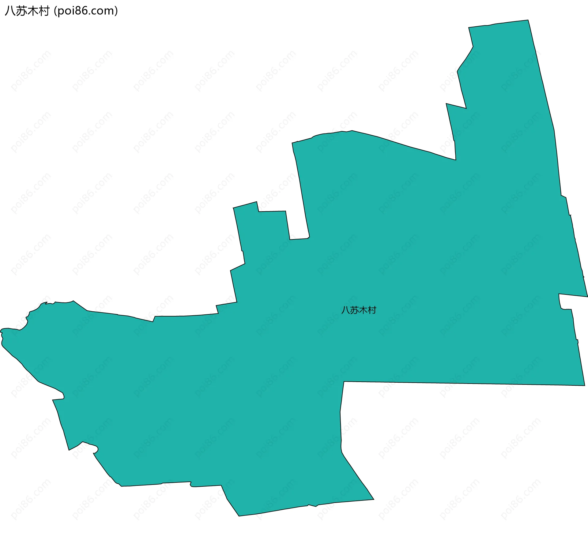 八苏木村边界地图