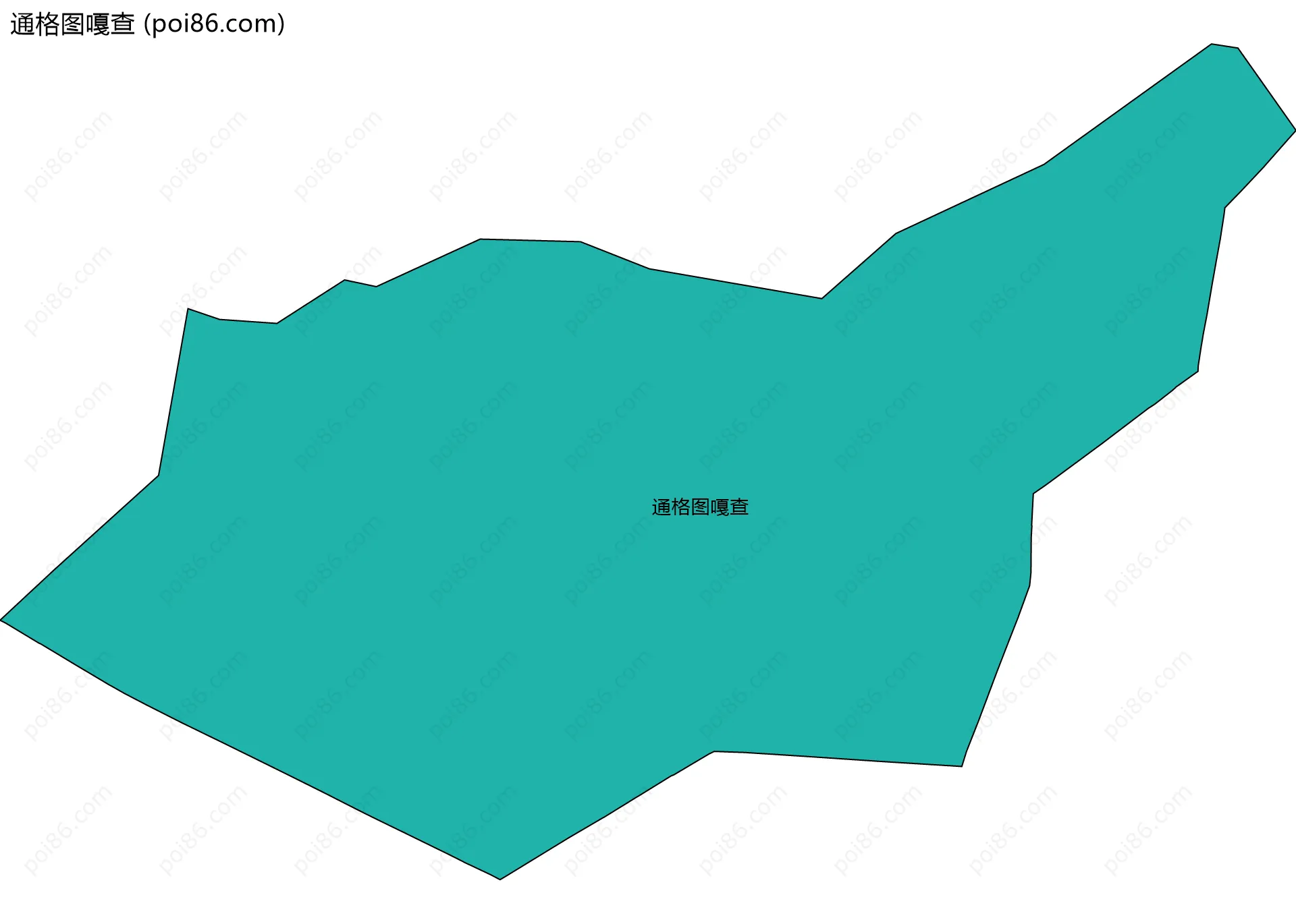 通格图嘎查边界地图