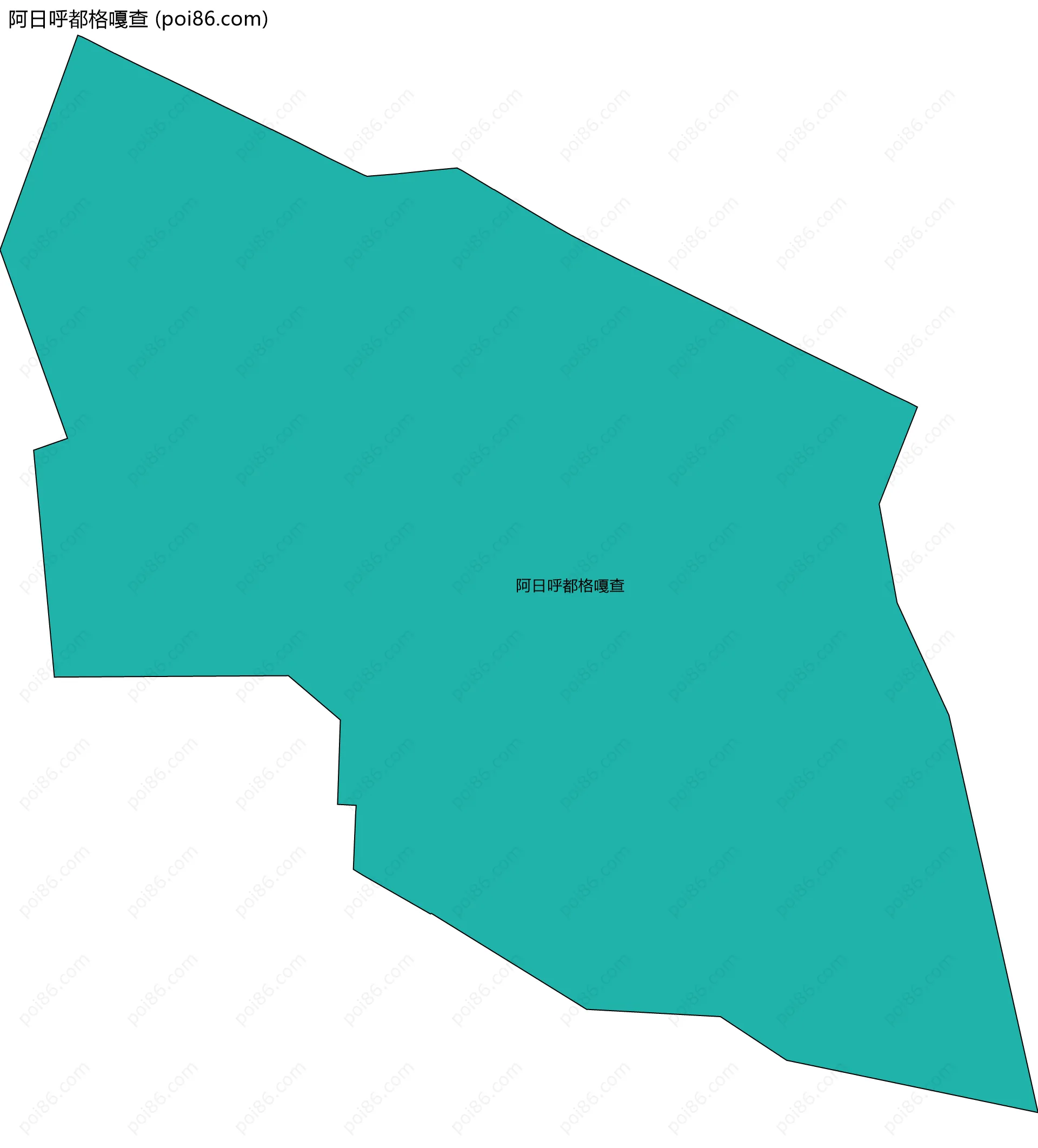 阿日呼都格嘎查边界地图
