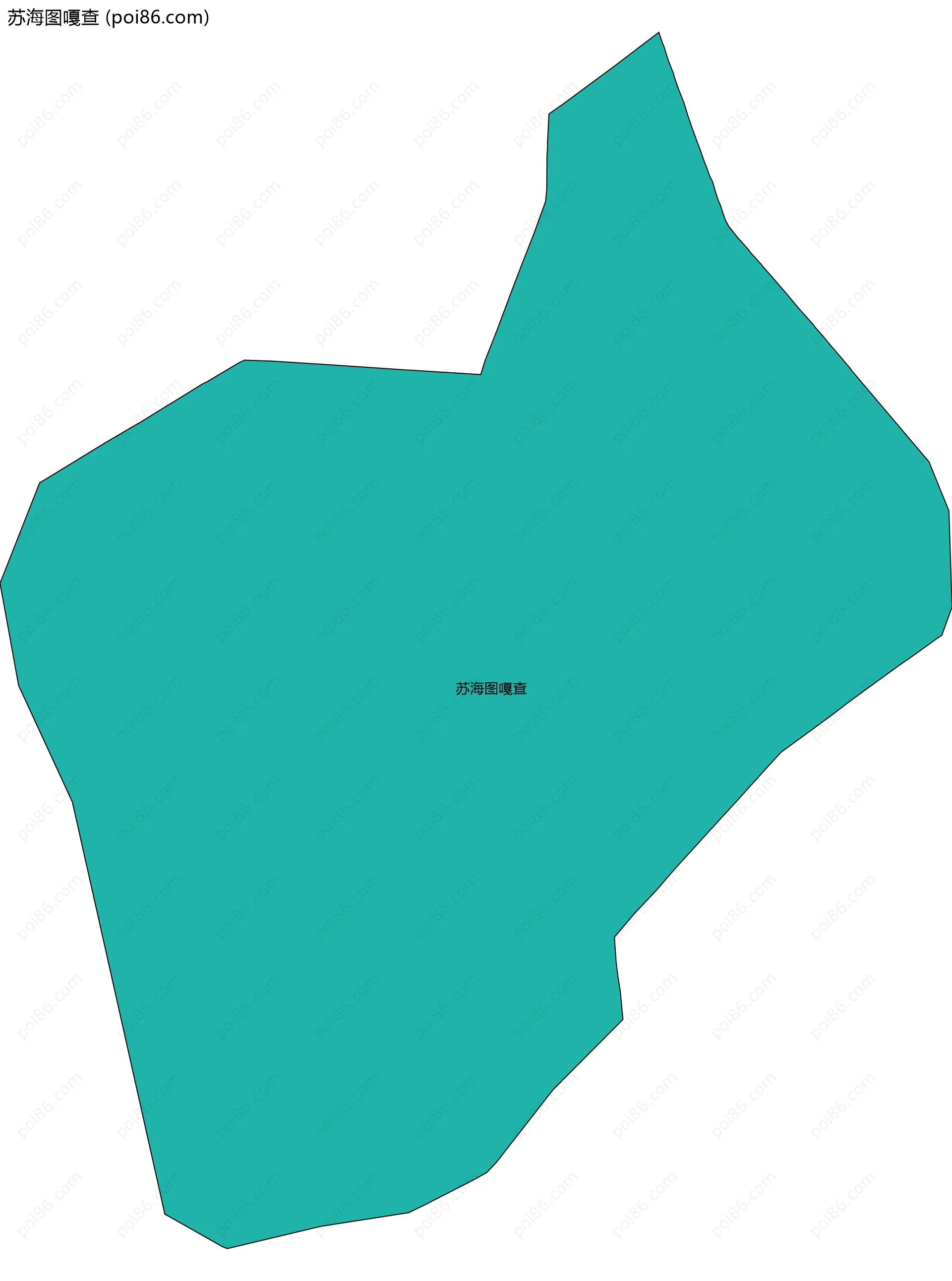 苏海图嘎查边界地图