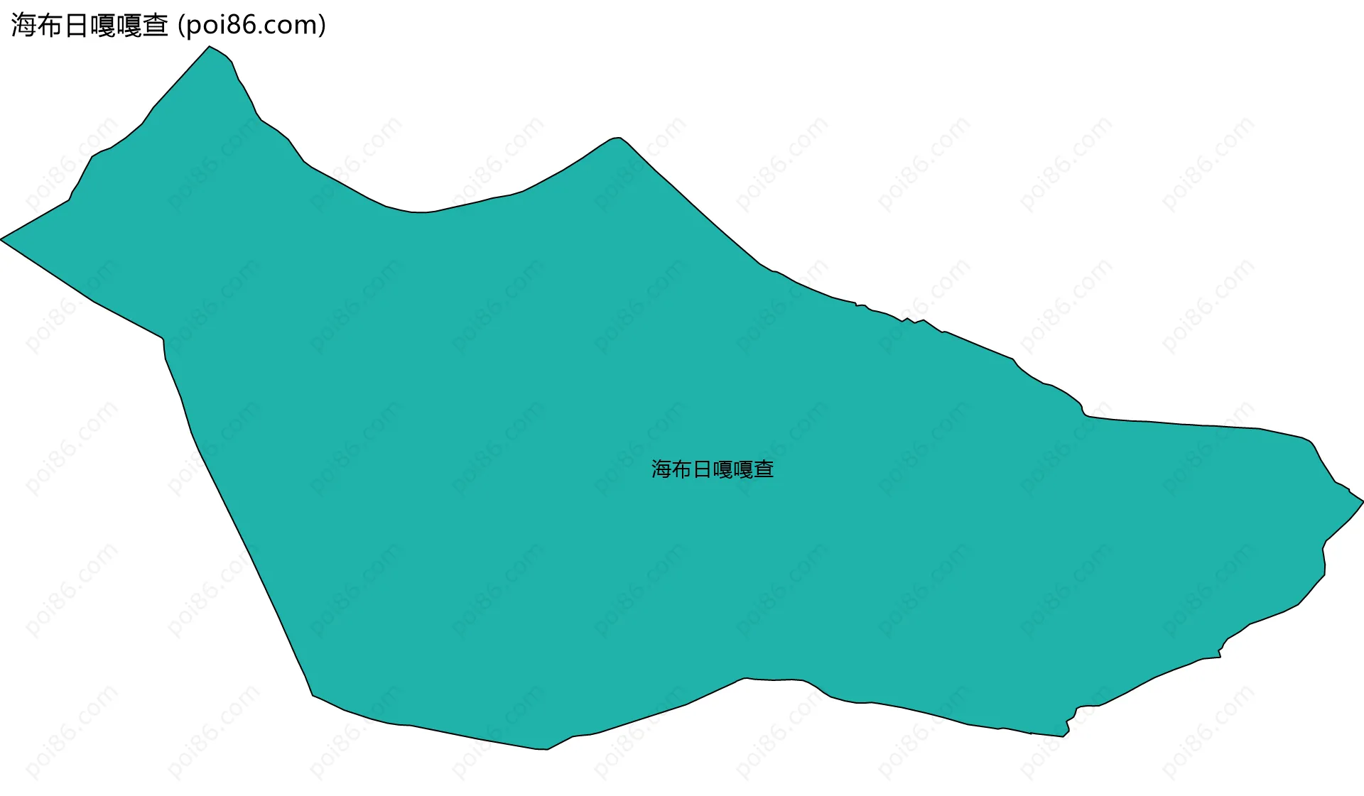 海布日嘎嘎查边界地图