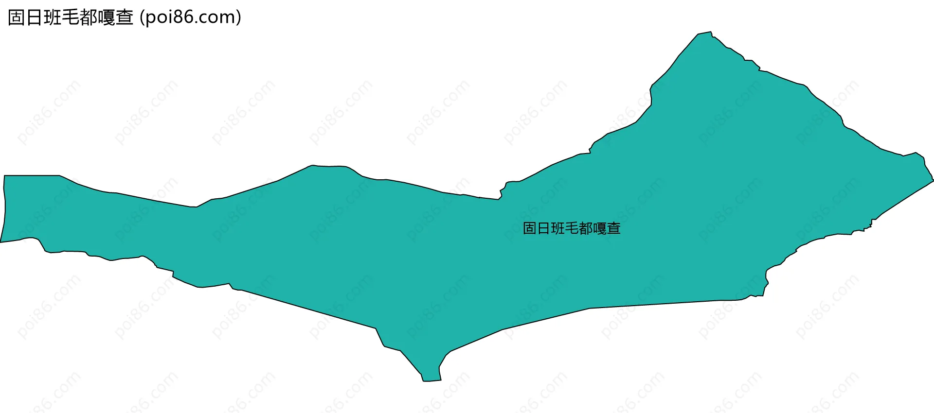 固日班毛都嘎查边界地图