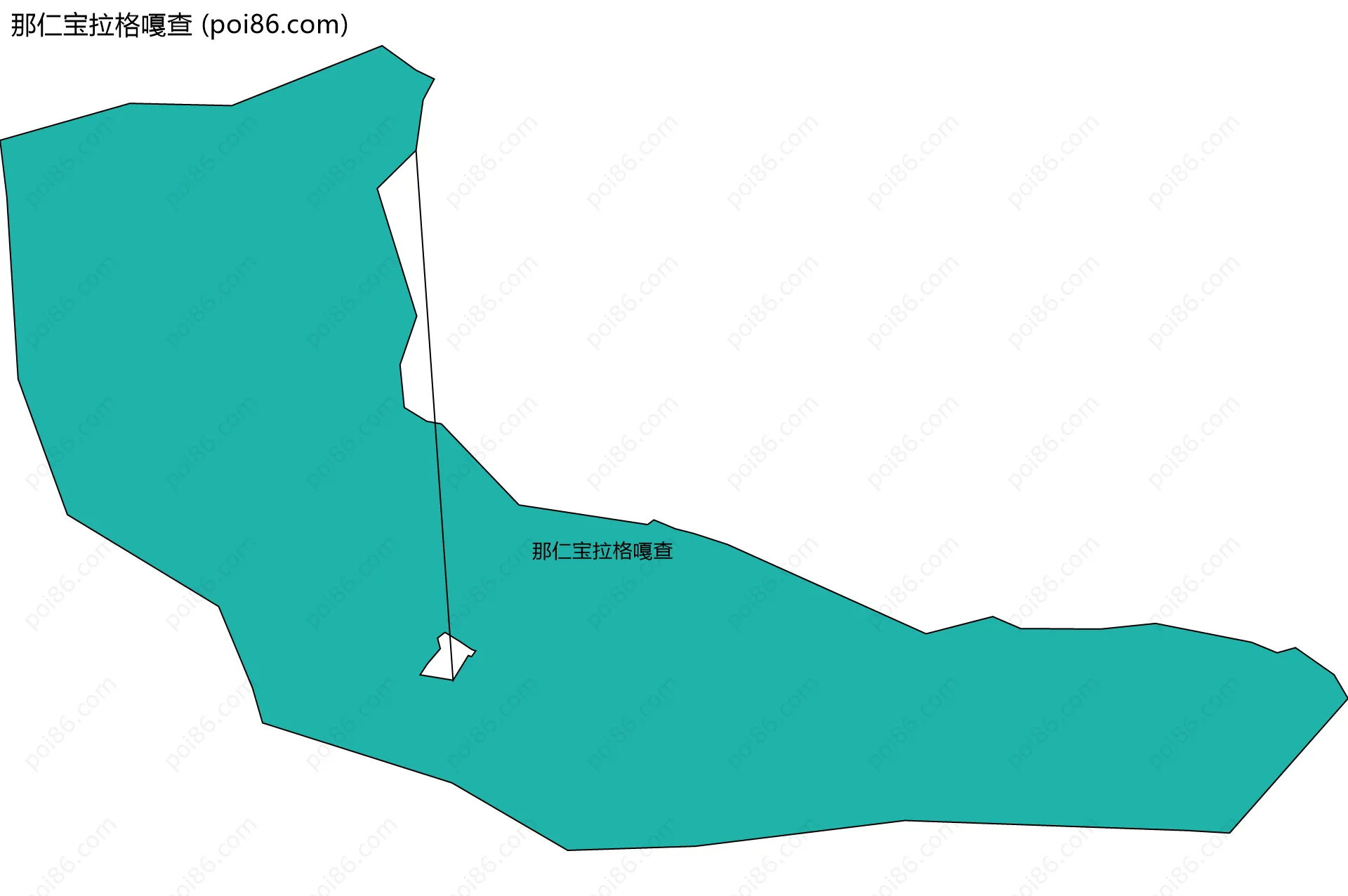 那仁宝拉格嘎查边界地图