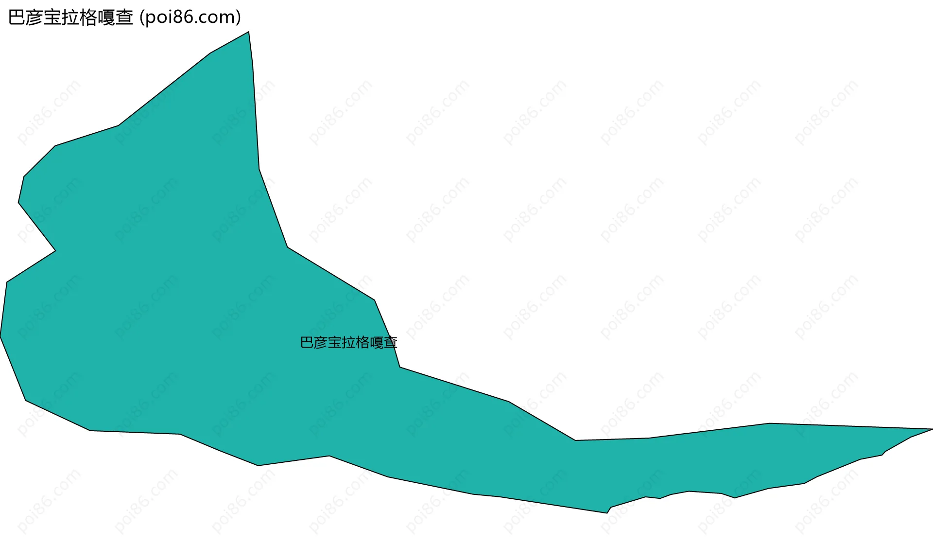 巴彦宝拉格嘎查边界地图