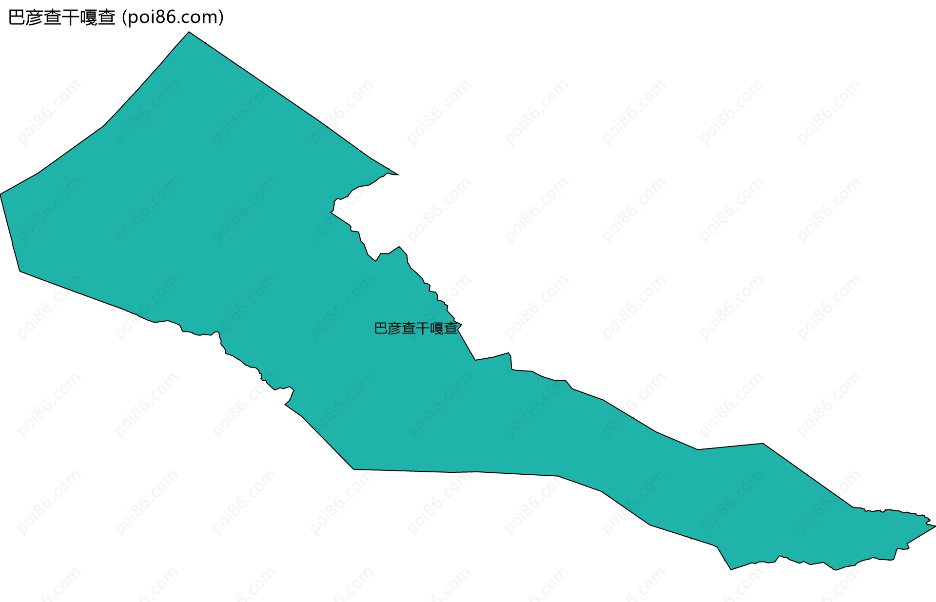 巴彦查干嘎查边界地图