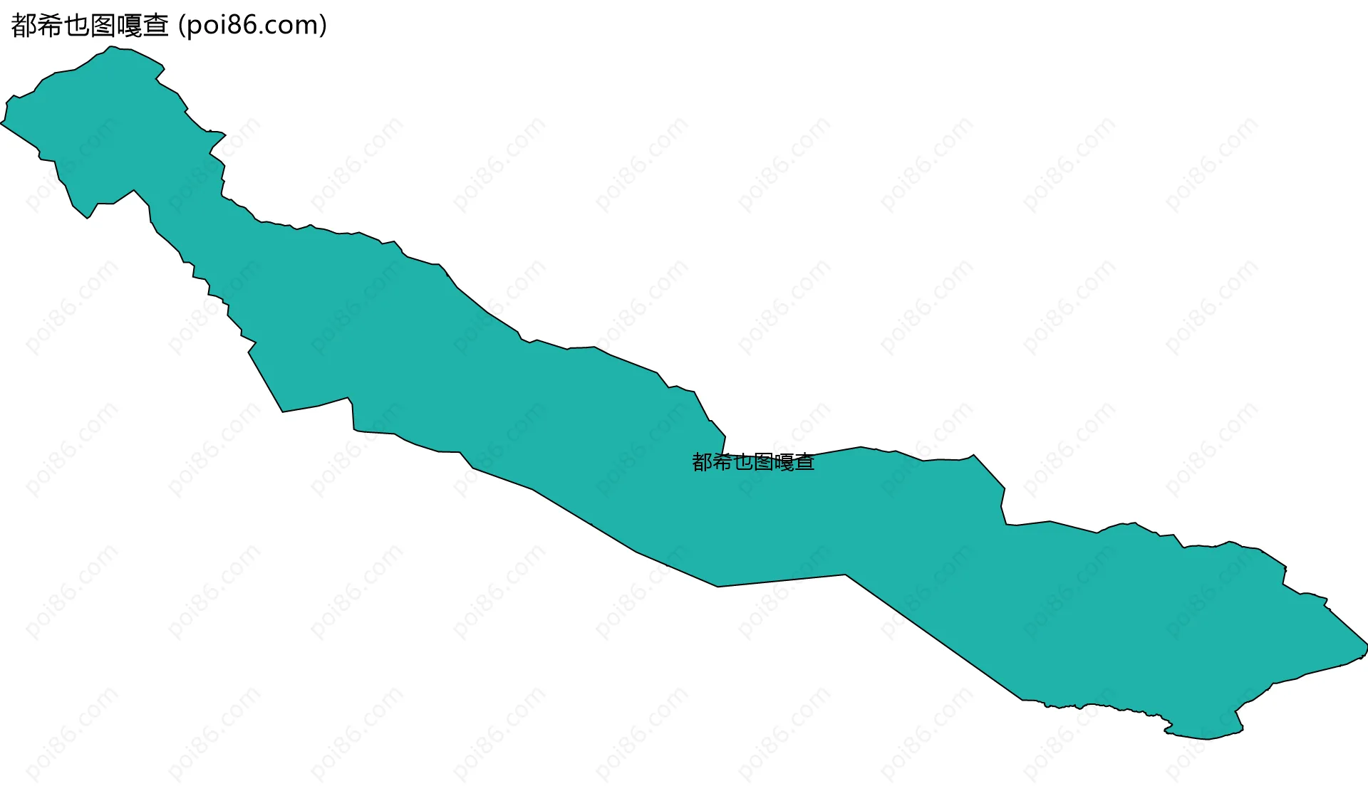 都希也图嘎查边界地图