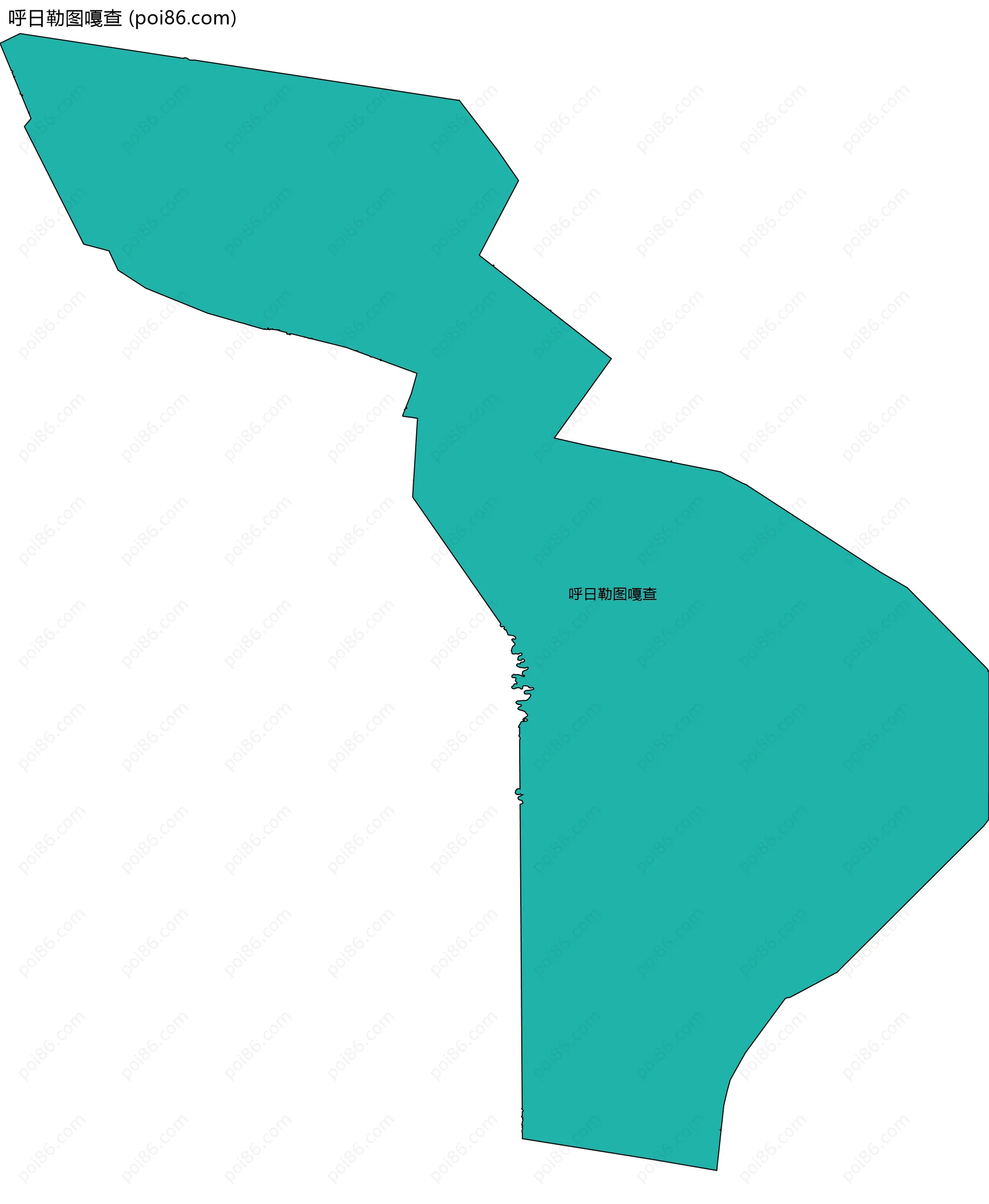 呼日勒图嘎查边界地图