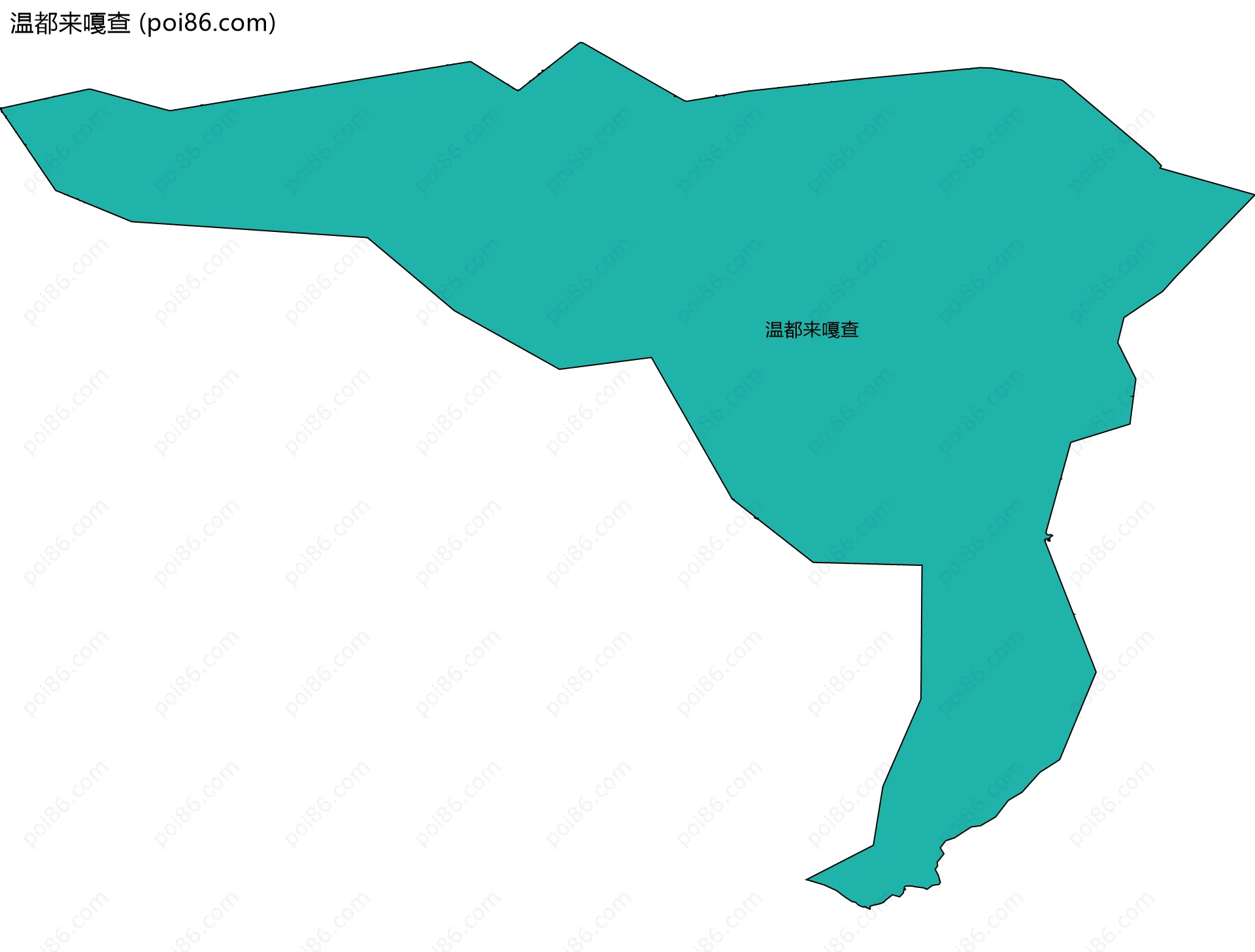 温都来嘎查边界地图
