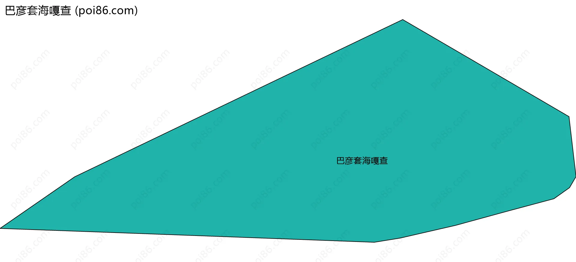 巴彦套海嘎查边界地图