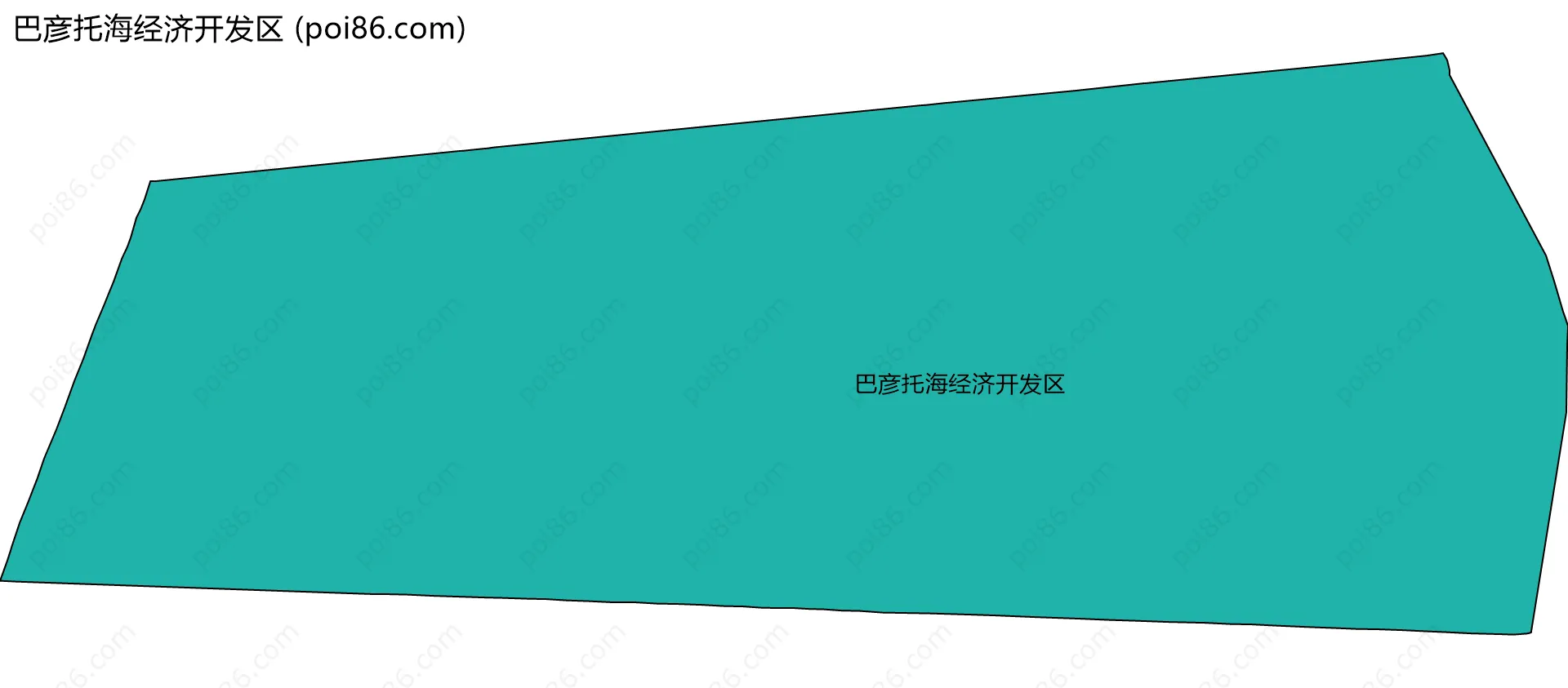 巴彦托海经济开发区边界地图
