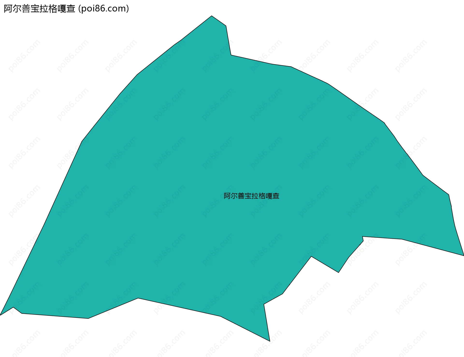 阿尔善宝拉格嘎查边界地图