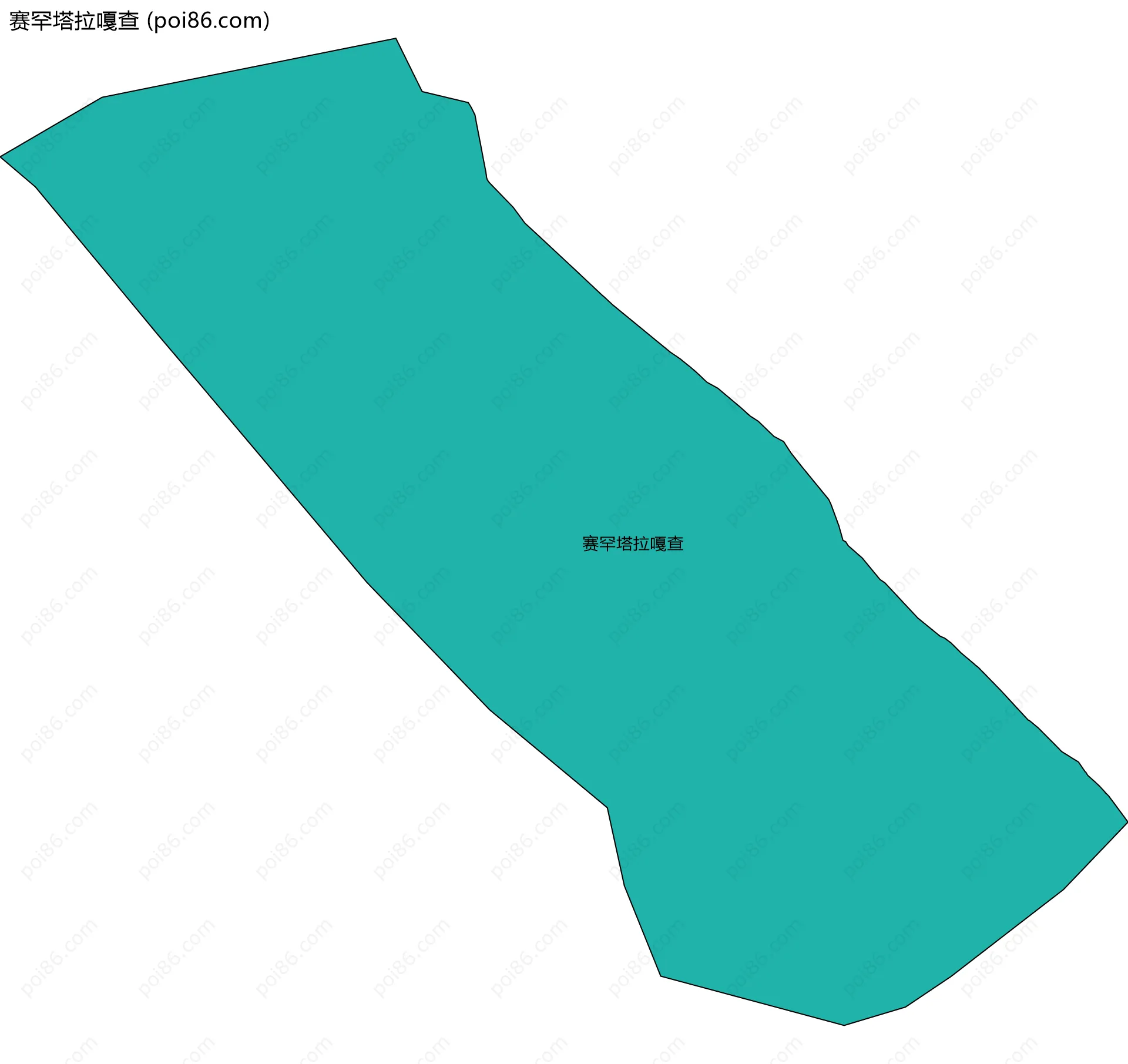 赛罕塔拉嘎查边界地图