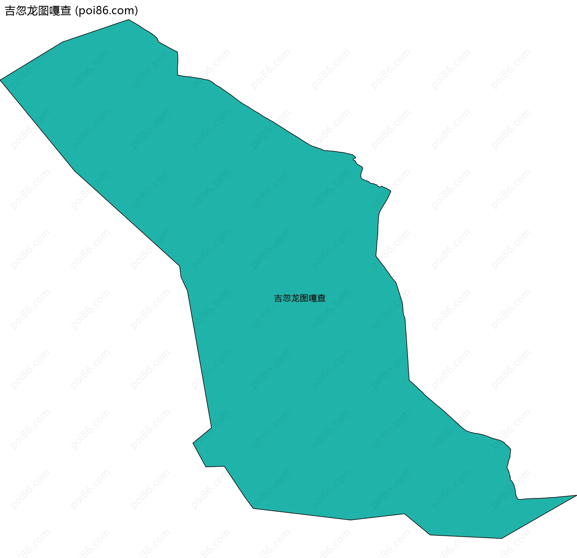 吉忽龙图嘎查边界地图