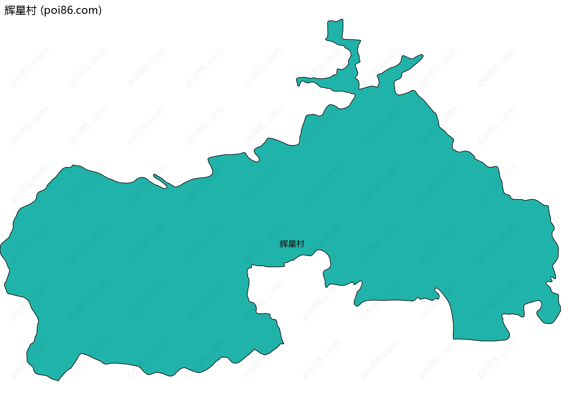 辉星村边界地图