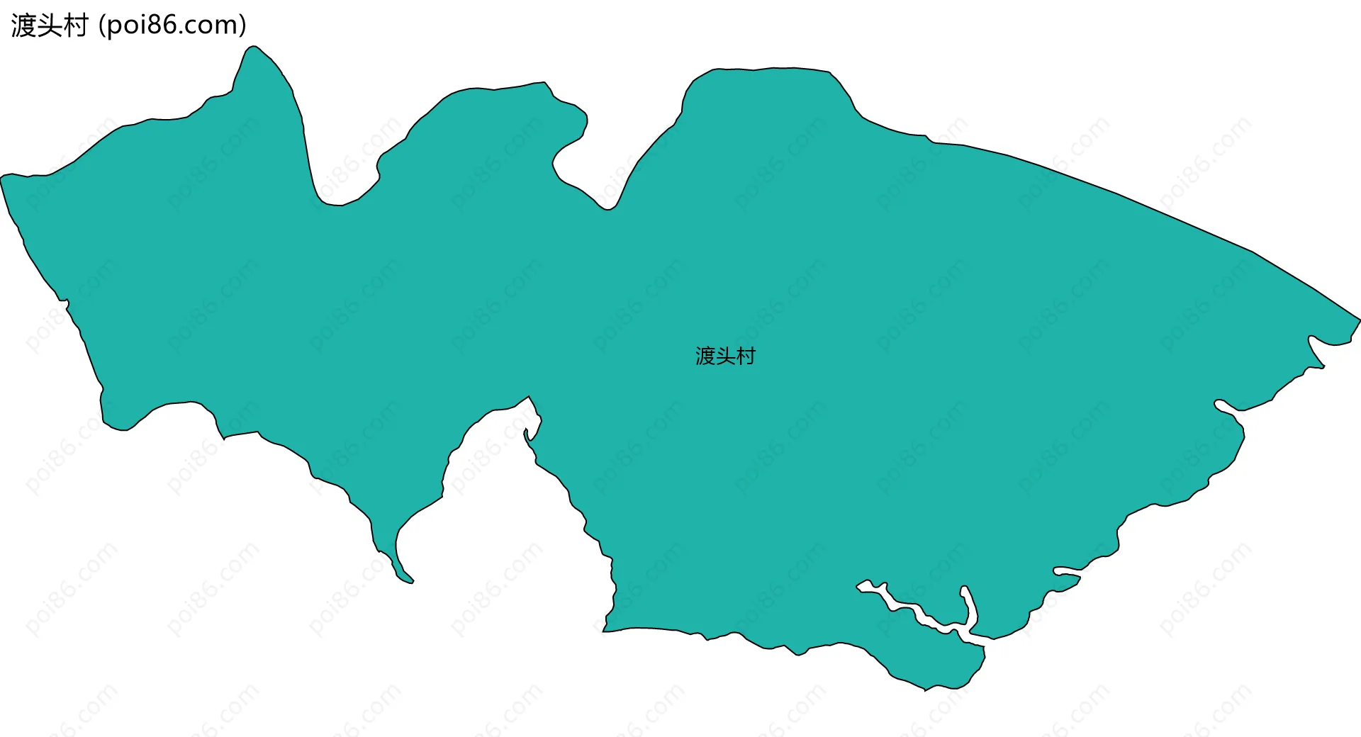 渡头村边界地图