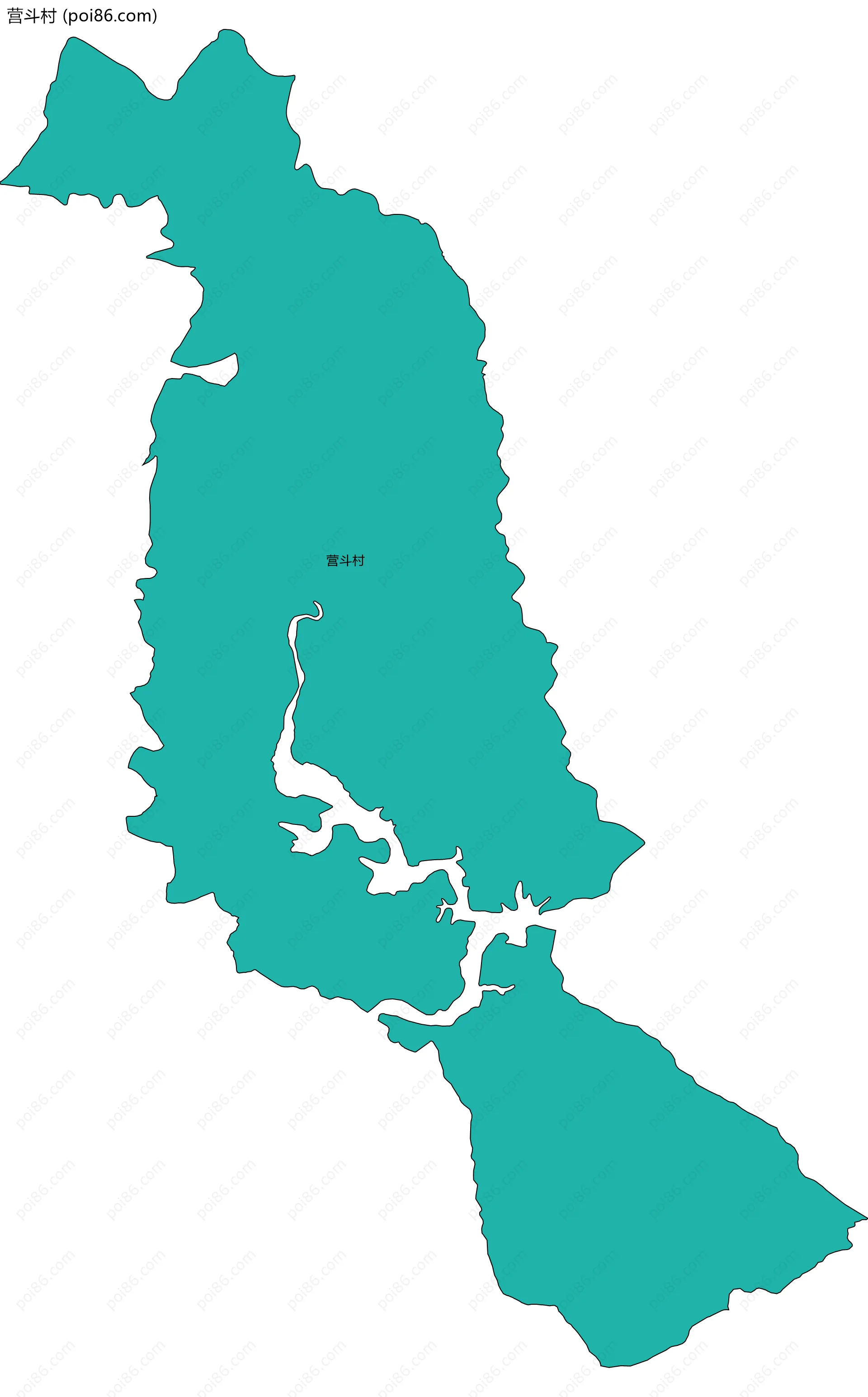 营斗村边界地图