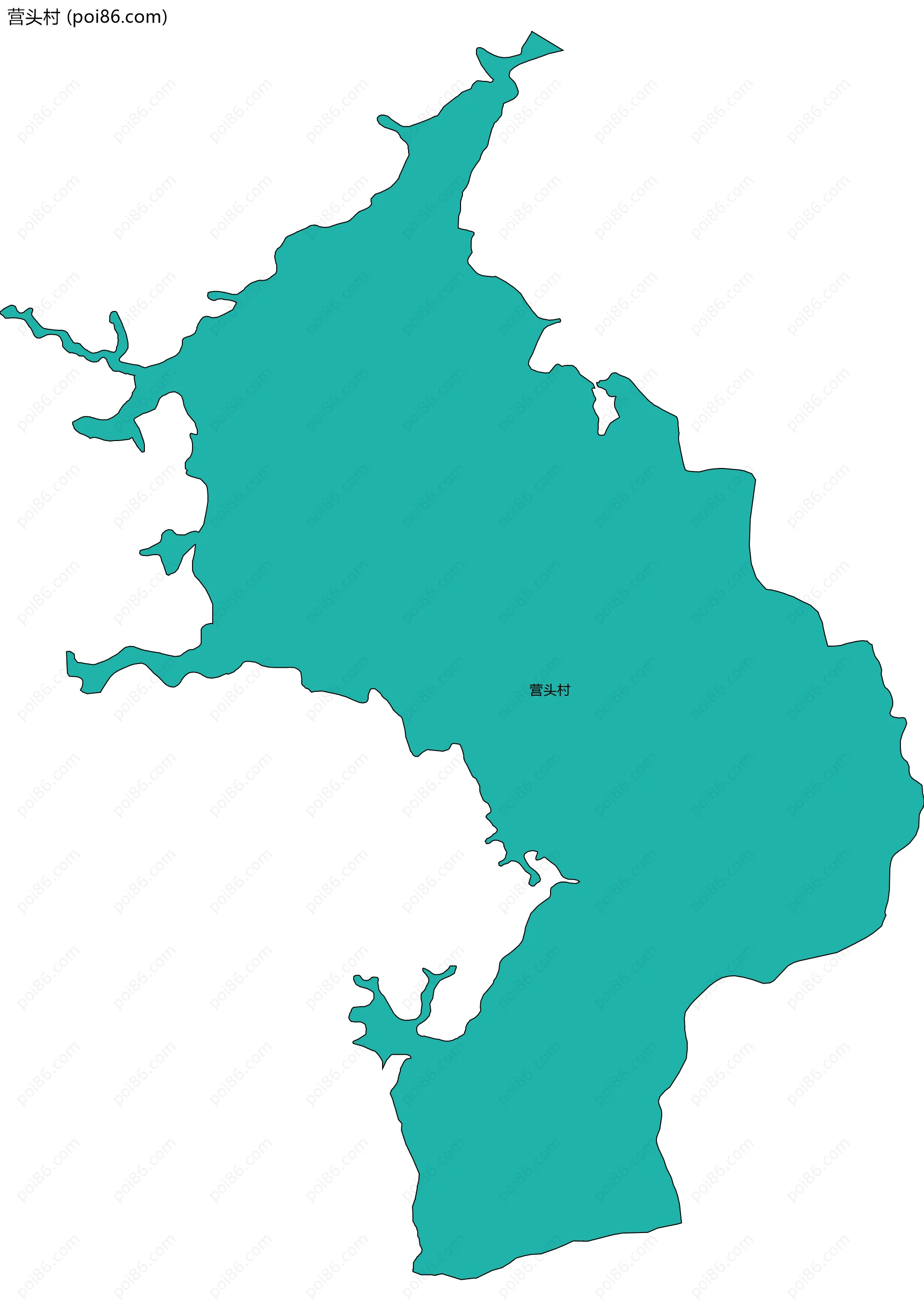 营头村边界地图