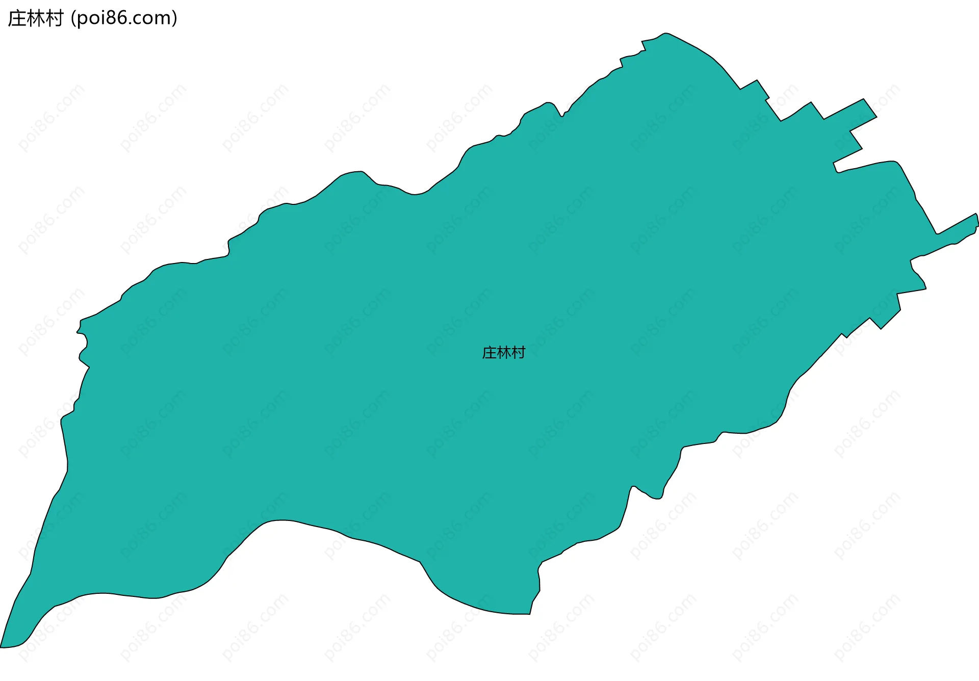 庄林村边界地图