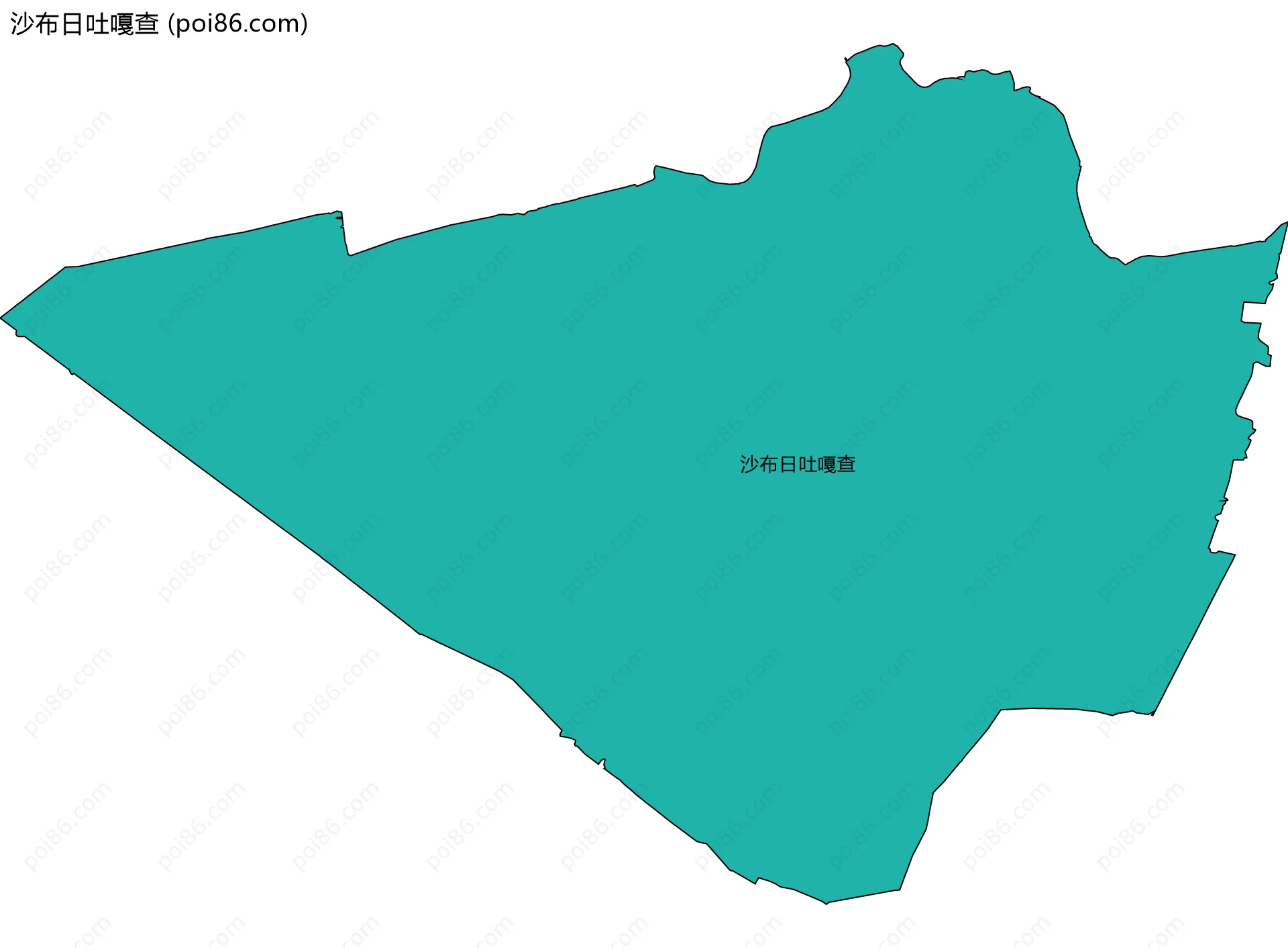 沙布日吐嘎查边界地图