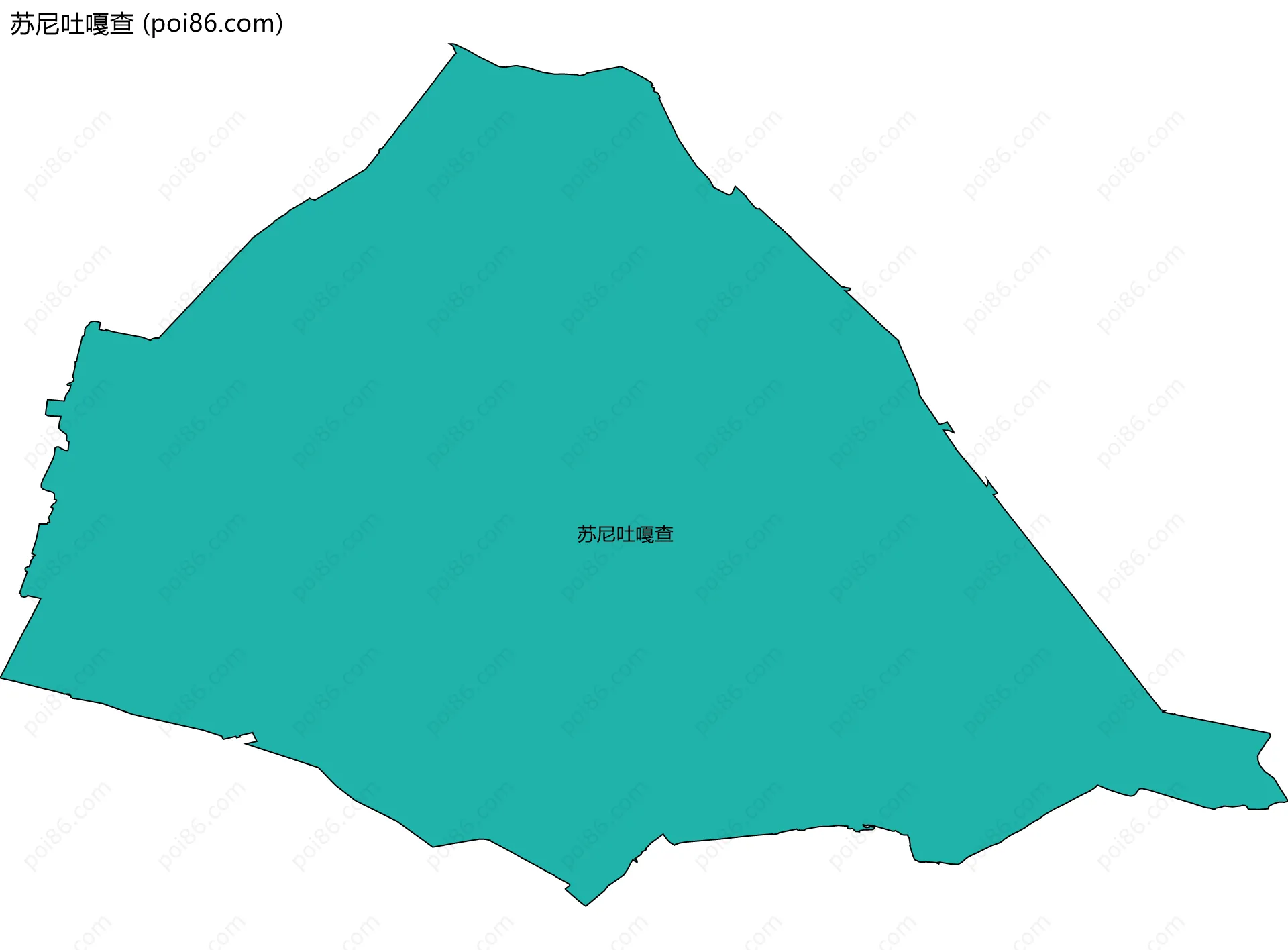 苏尼吐嘎查边界地图
