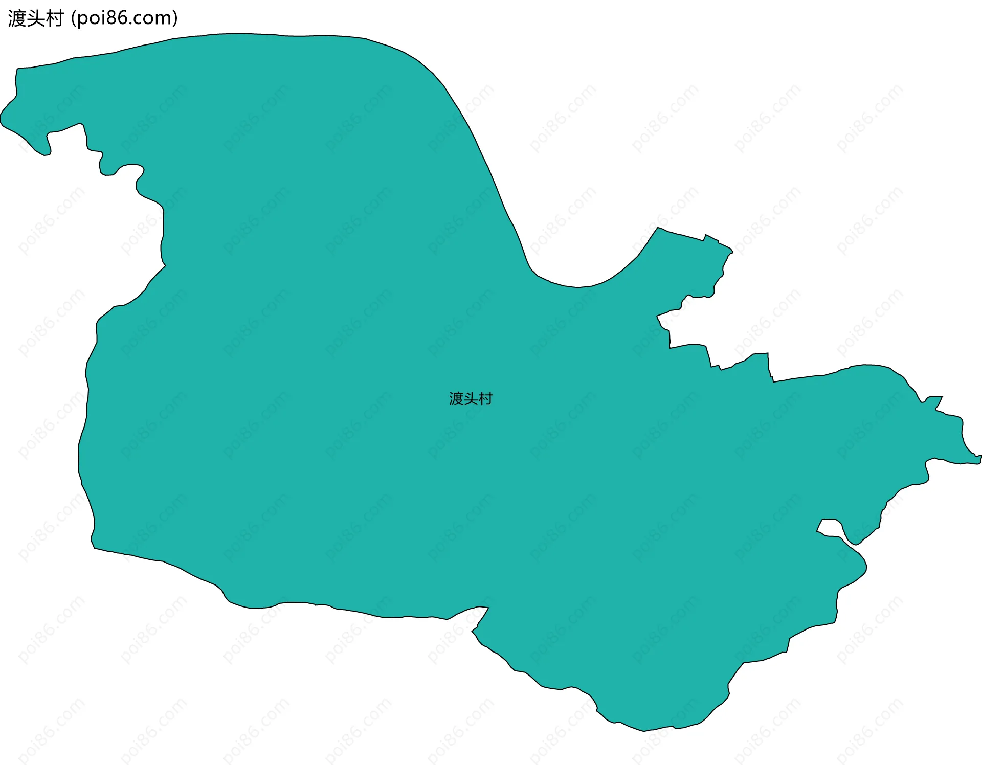 渡头村边界地图